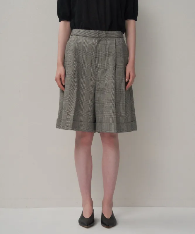 ROUND COTTON LINEN | WIDE SHORTS sold by ATON