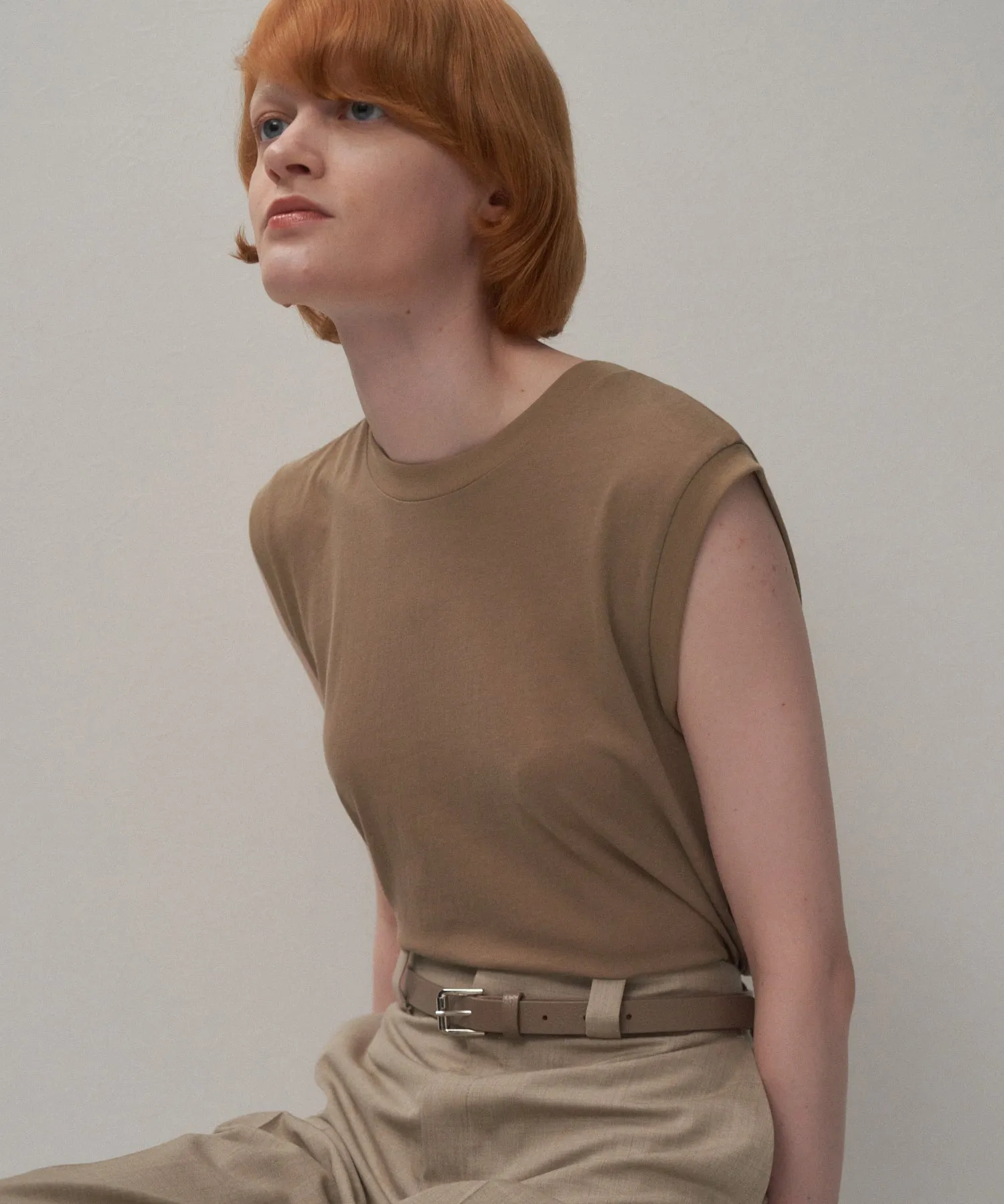 FRESCA NUBUCK | REGULAR FIT TANKTOP sold by ATON