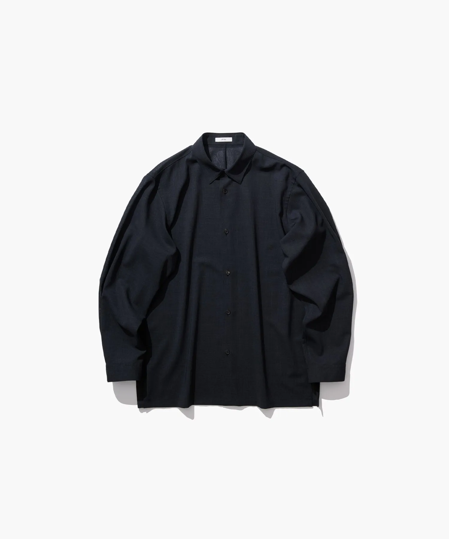 TWIST WOOL GAUZE | LOOSE FIT SHIRT sold by ATON product image thumbnail 5