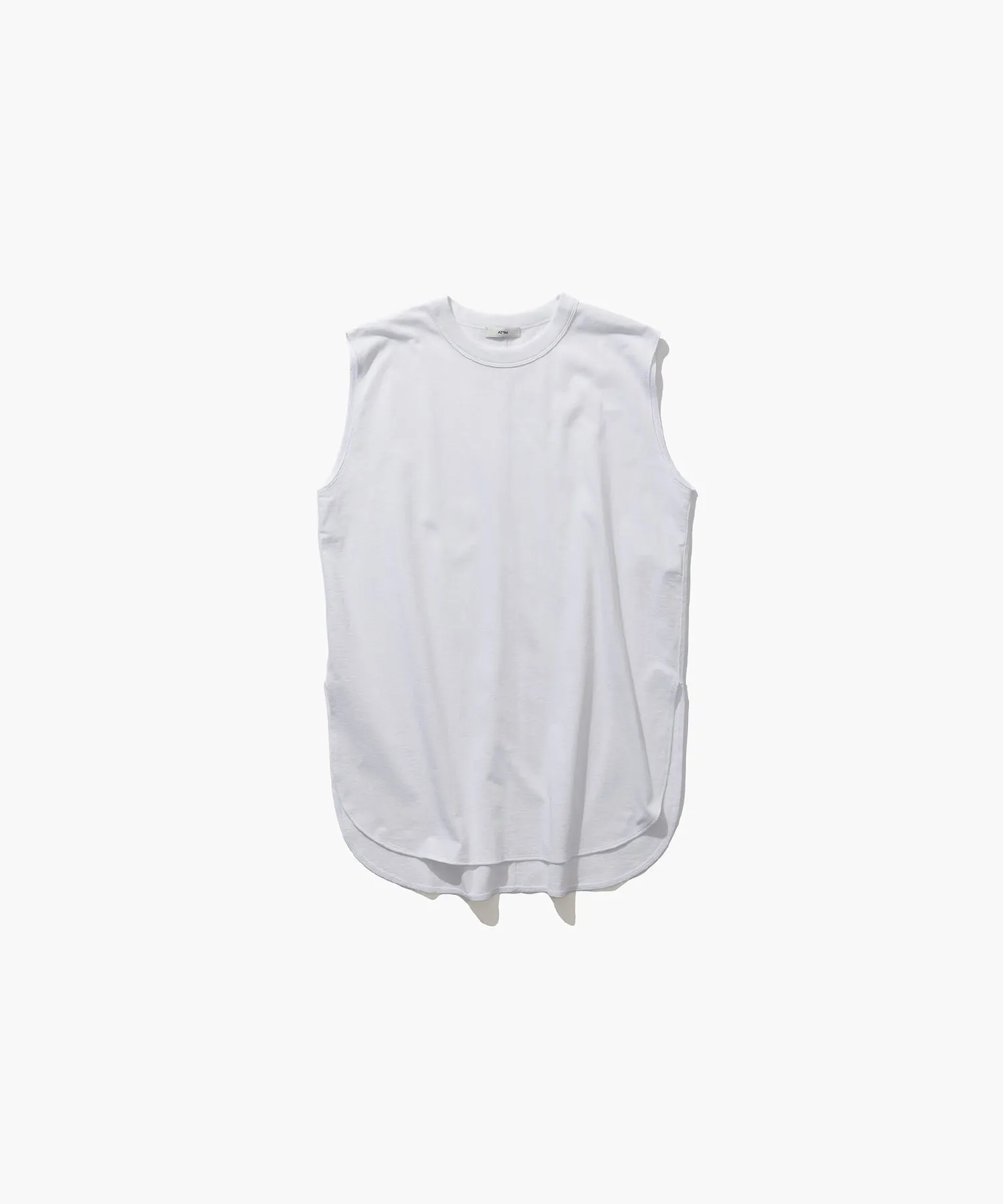 DRY COTTON JERSEY | ROUND HEM TANK TOP sold by ATON product image thumbnail 4