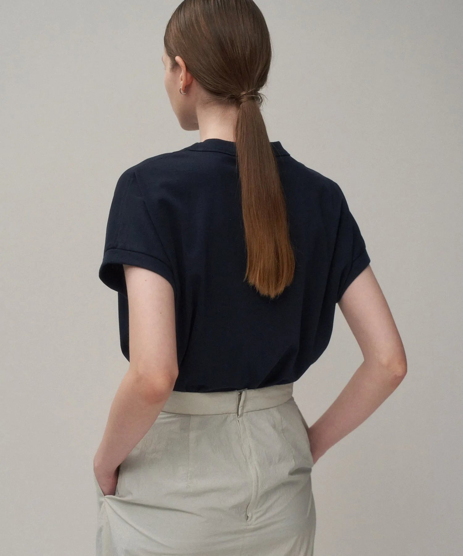 DRY COTTON JERSEY | OVERSIZED PULLOVER sold by ATON product image thumbnail 5