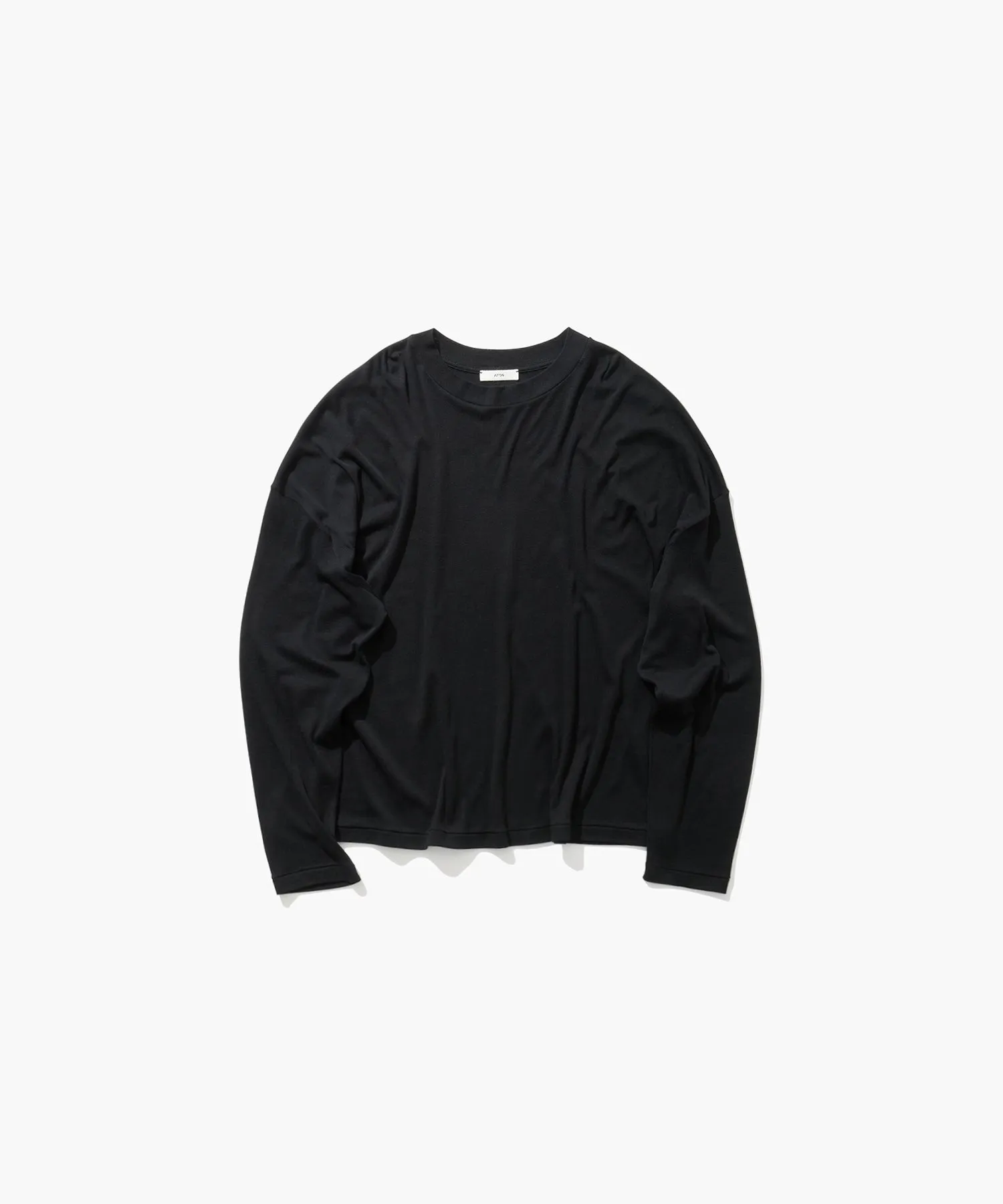 COTTON LINEN FRAISE | LONG SLEEVE T-SHIRT sold by ATON product image thumbnail 4