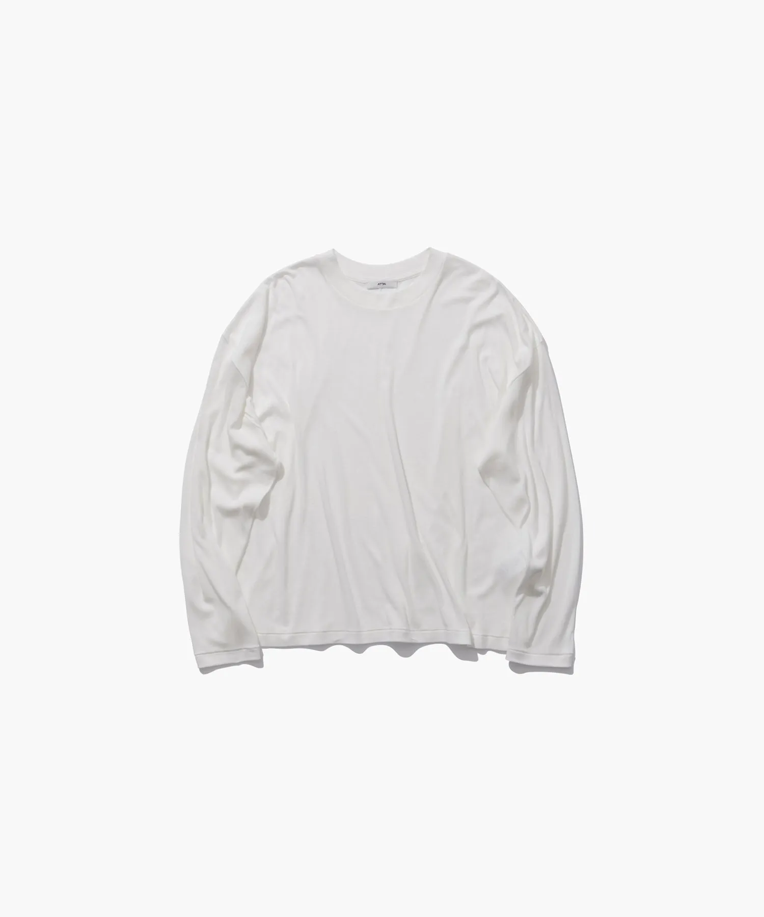 COTTON LINEN FRAISE | LONG SLEEVE T-SHIRT sold by ATON product image thumbnail 5