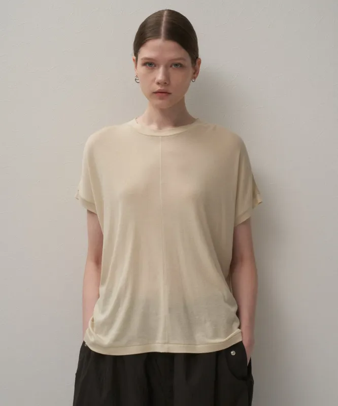 COTTON LINEN FRAISE | OVERSIZED T-SHIRT made by ATON