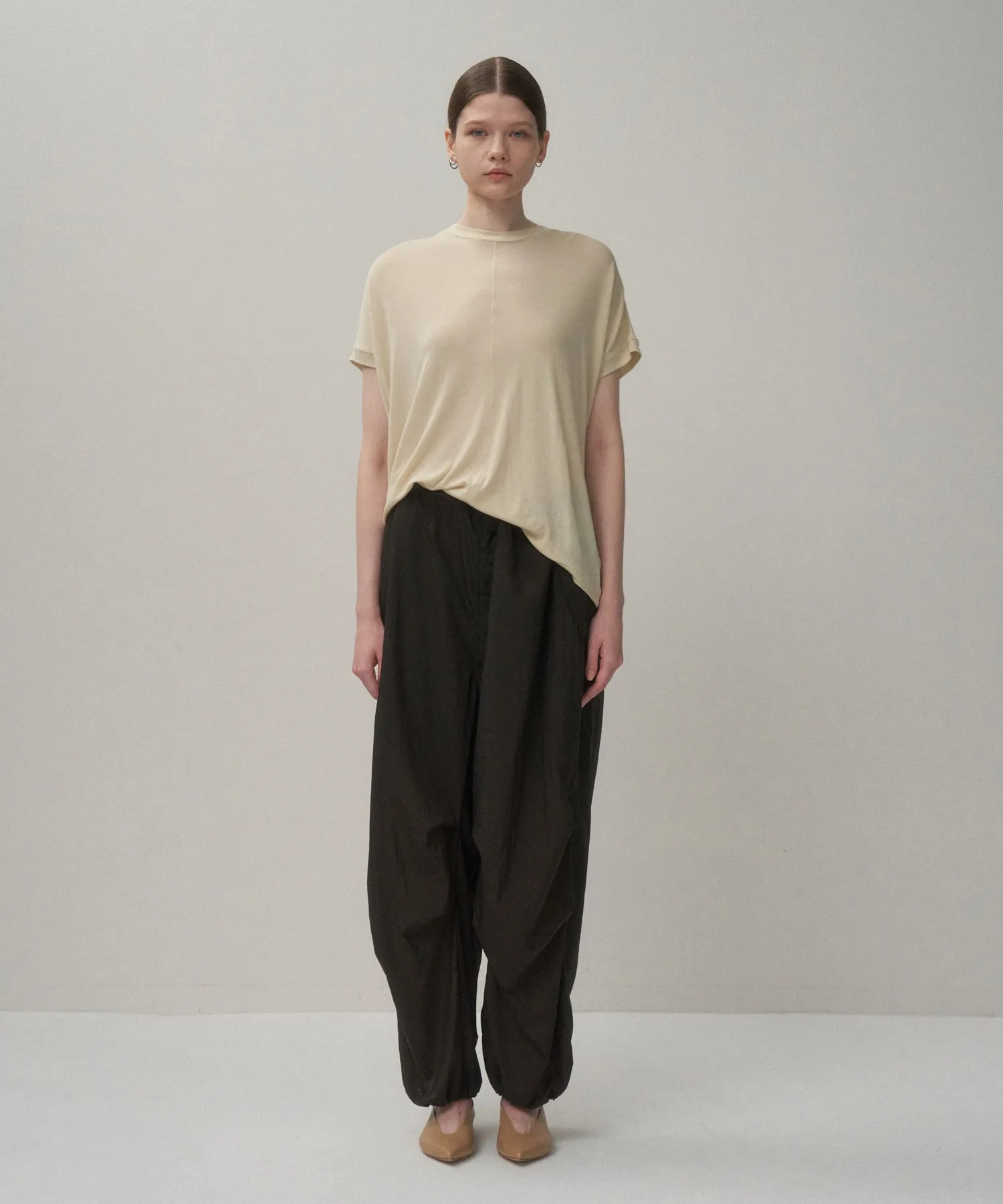 COTTON LINEN FRAISE | OVERSIZED T-SHIRT sold by ATON product image thumbnail 3