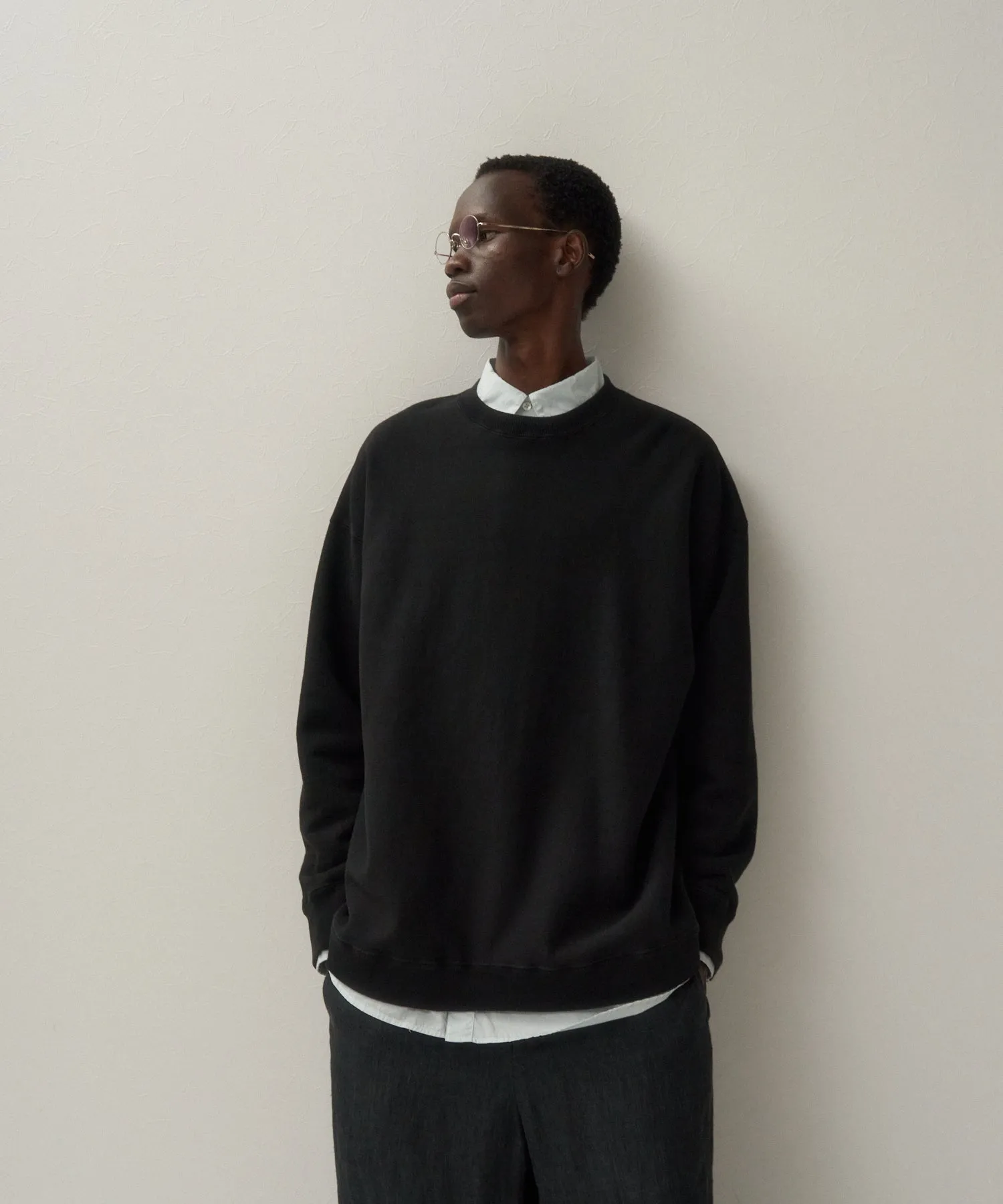 GARMENT DYED URAKE | OVERSIZED SWEAT SHIRT sold by ATON product image thumbnail 5
