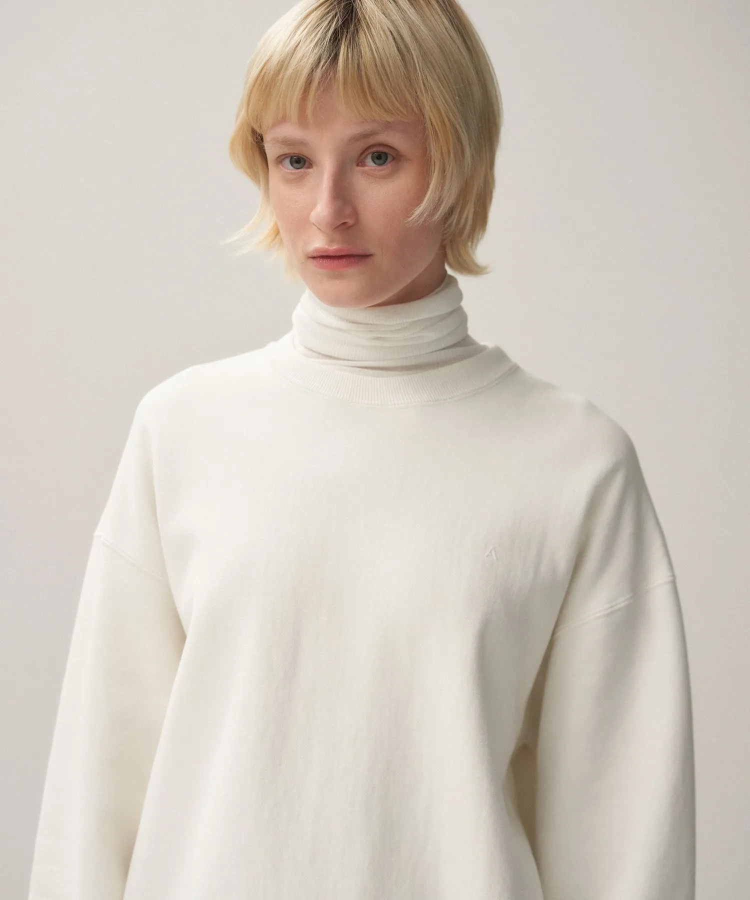 GARMENT DYED URAKE | OVERSIZED SWEAT SHIRT sold by ATON product image thumbnail 3