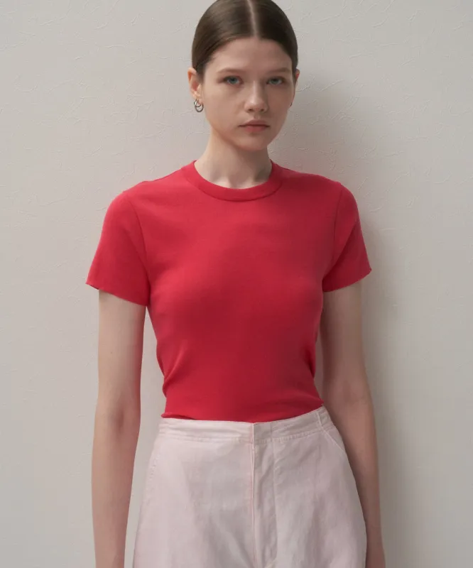 【26SS 】FRESCA CIRCULAR RIB | PERFECT FIT PULLOVER made by ATON