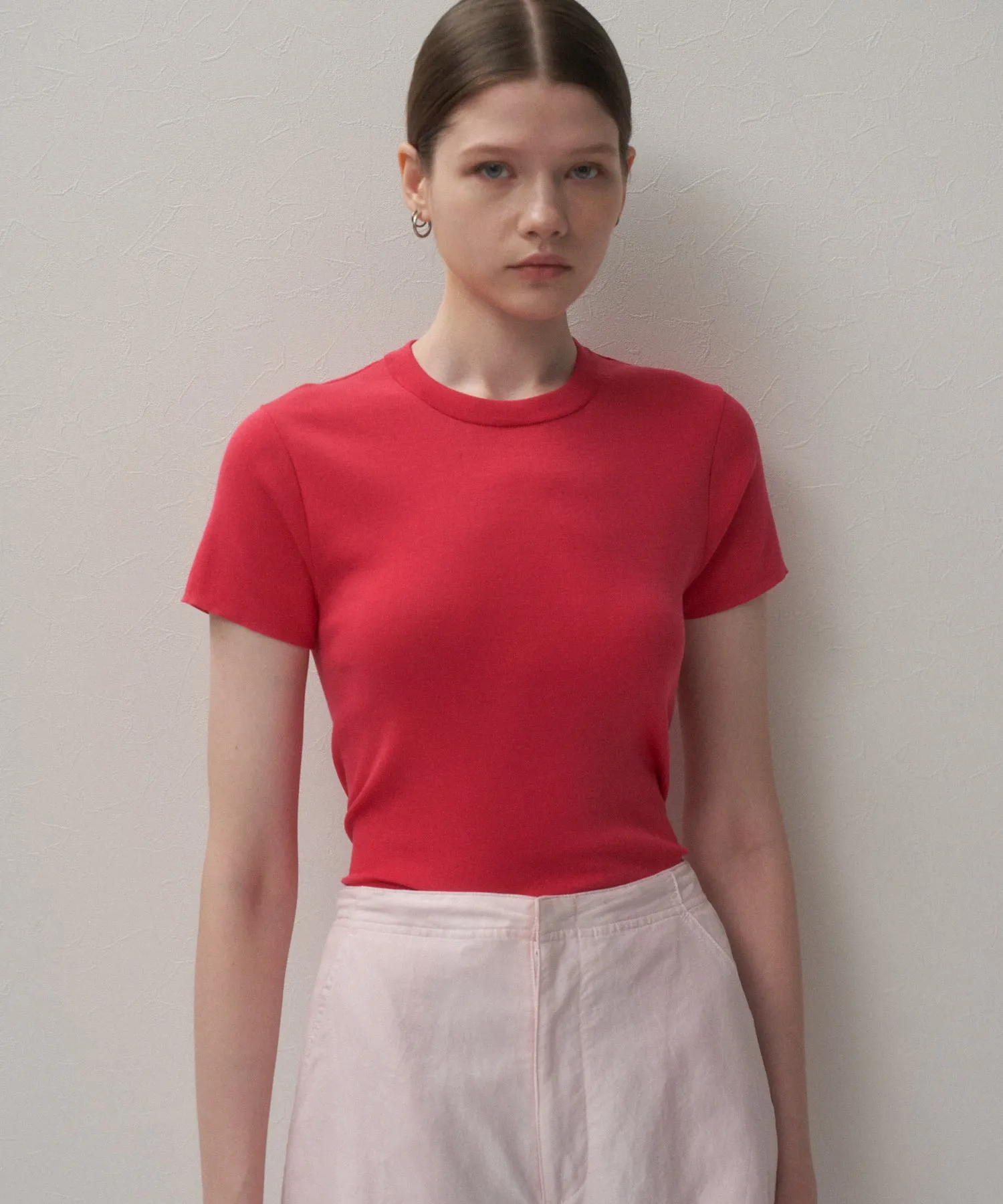 【26SS 】FRESCA CIRCULAR RIB | PERFECT FIT PULLOVER sold by ATON