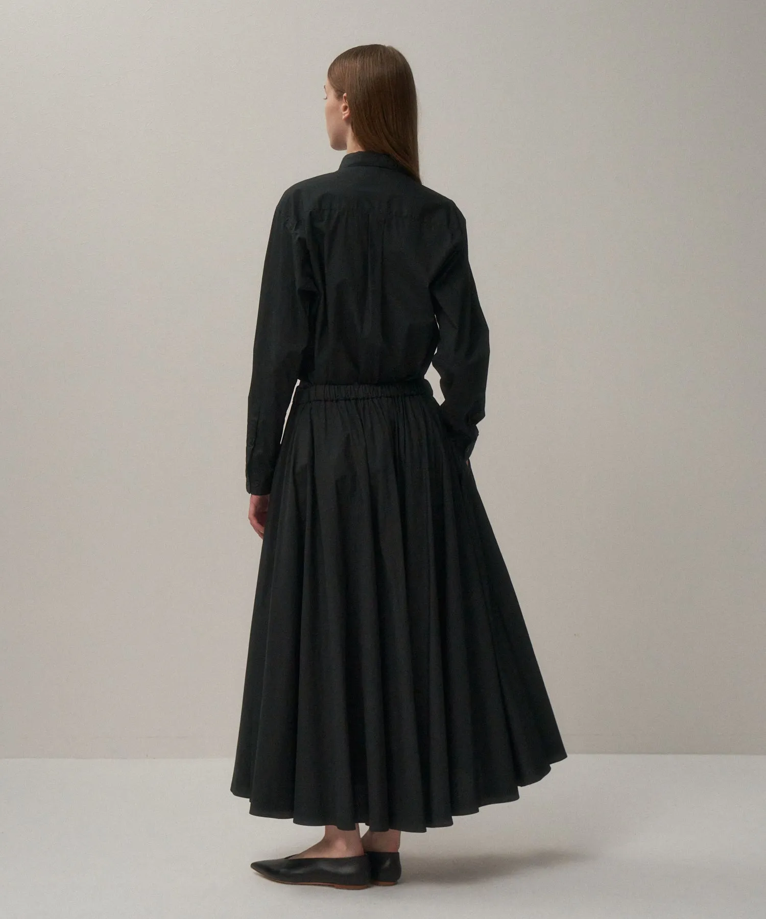 NATURAL DYED COTTON LAWN | GATHERED SKIRTS sold by ATON product image thumbnail 4