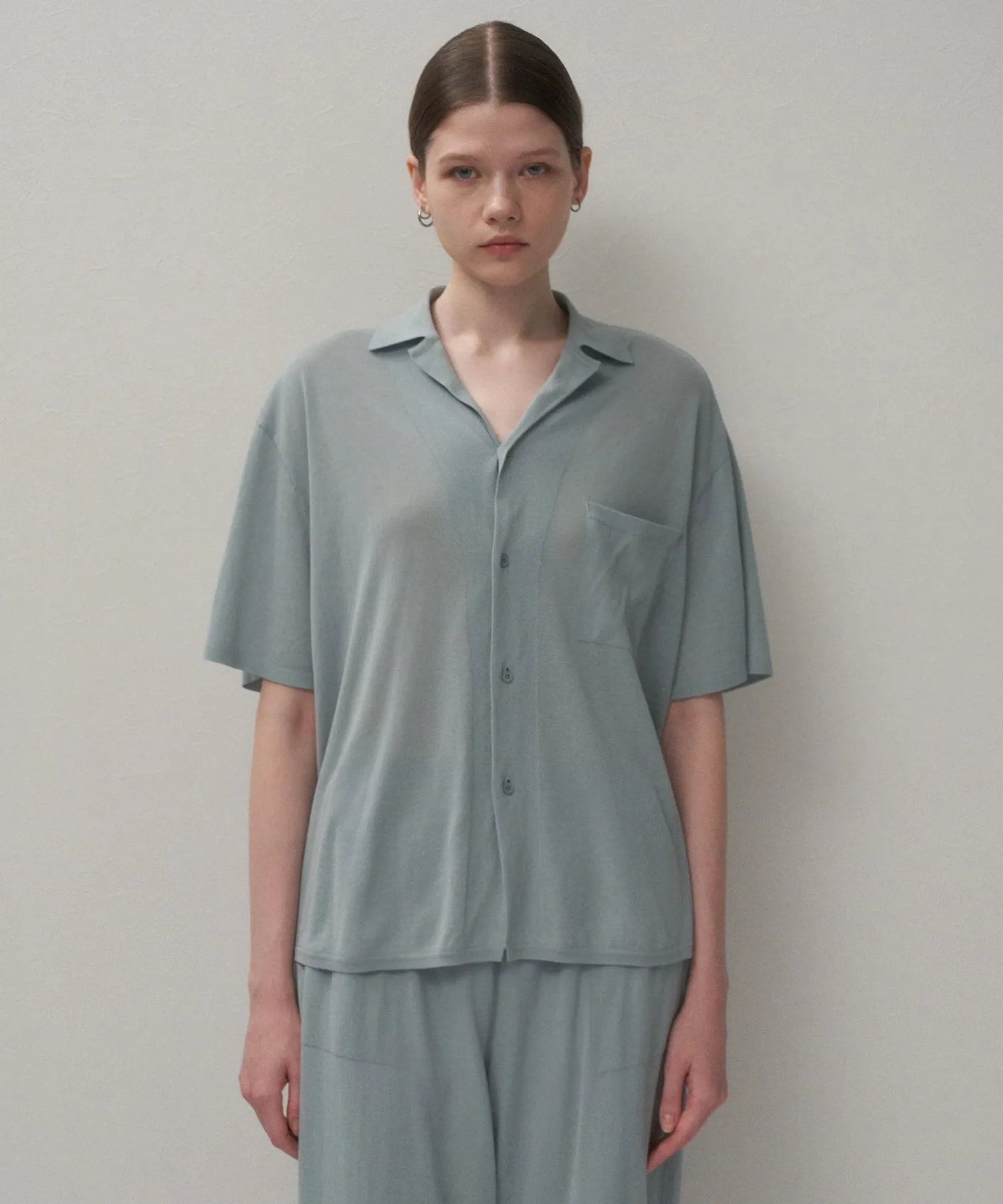 HIGH TWIST COTTON | KNIT SHIRT sold by ATON