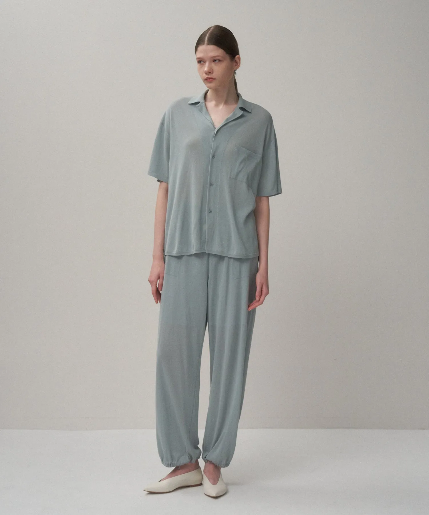 HIGH TWIST COTTON | KNIT SHIRT sold by ATON product image thumbnail 2