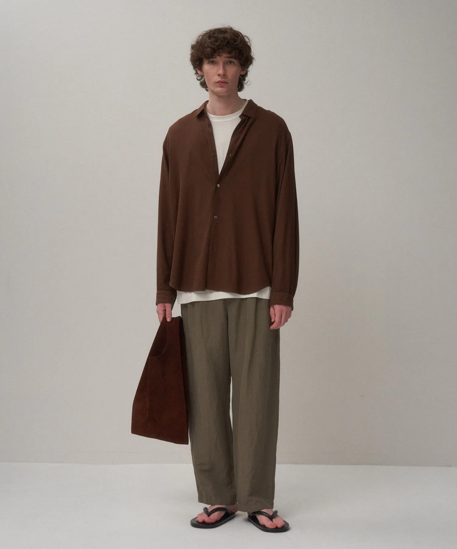 COTTON SILK VIERA | LOOSE FIT SHIRT sold by ATON product image thumbnail 3