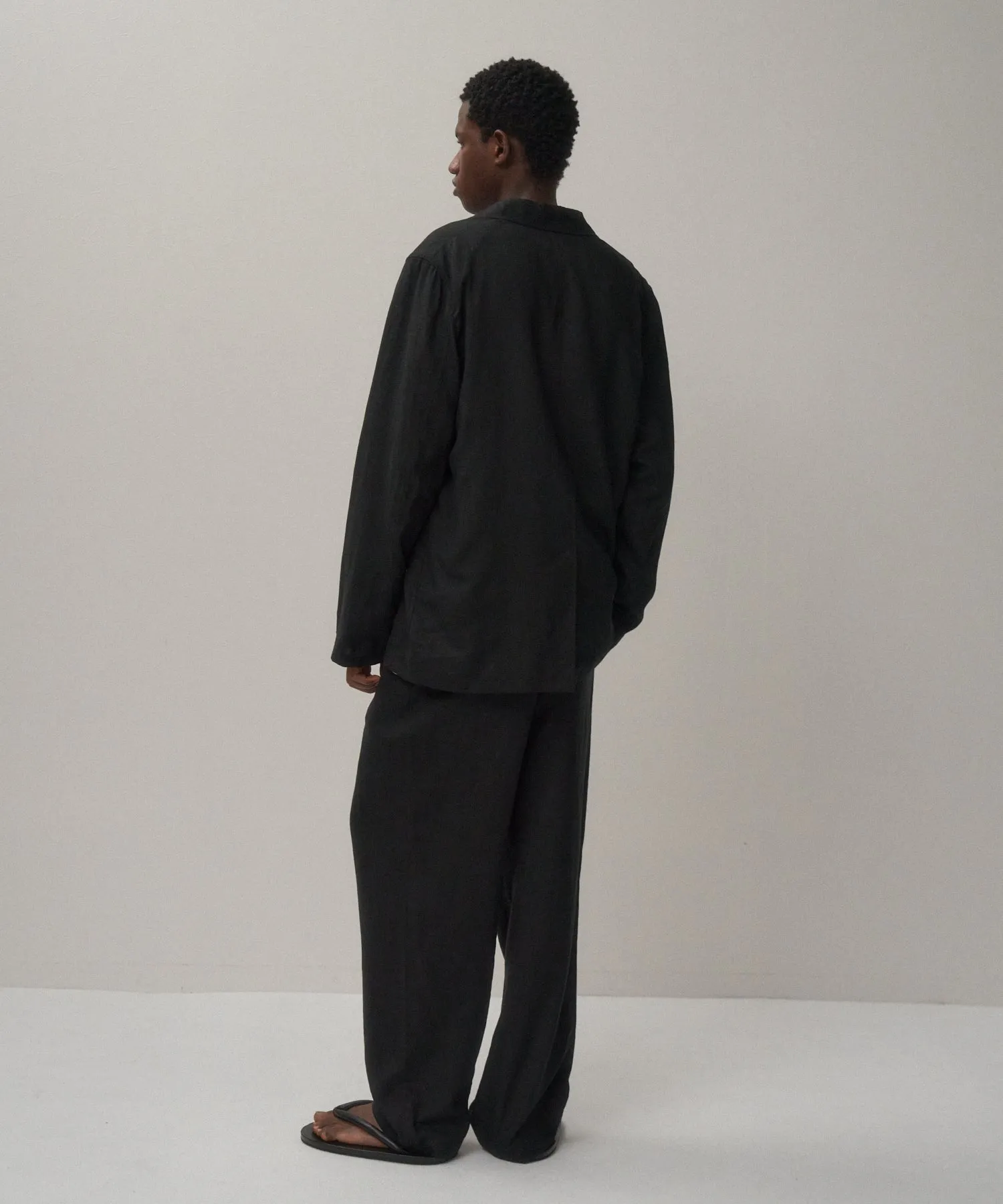 SILK LINEN MIXING | TAILORED JACKET sold by ATON product image thumbnail 3