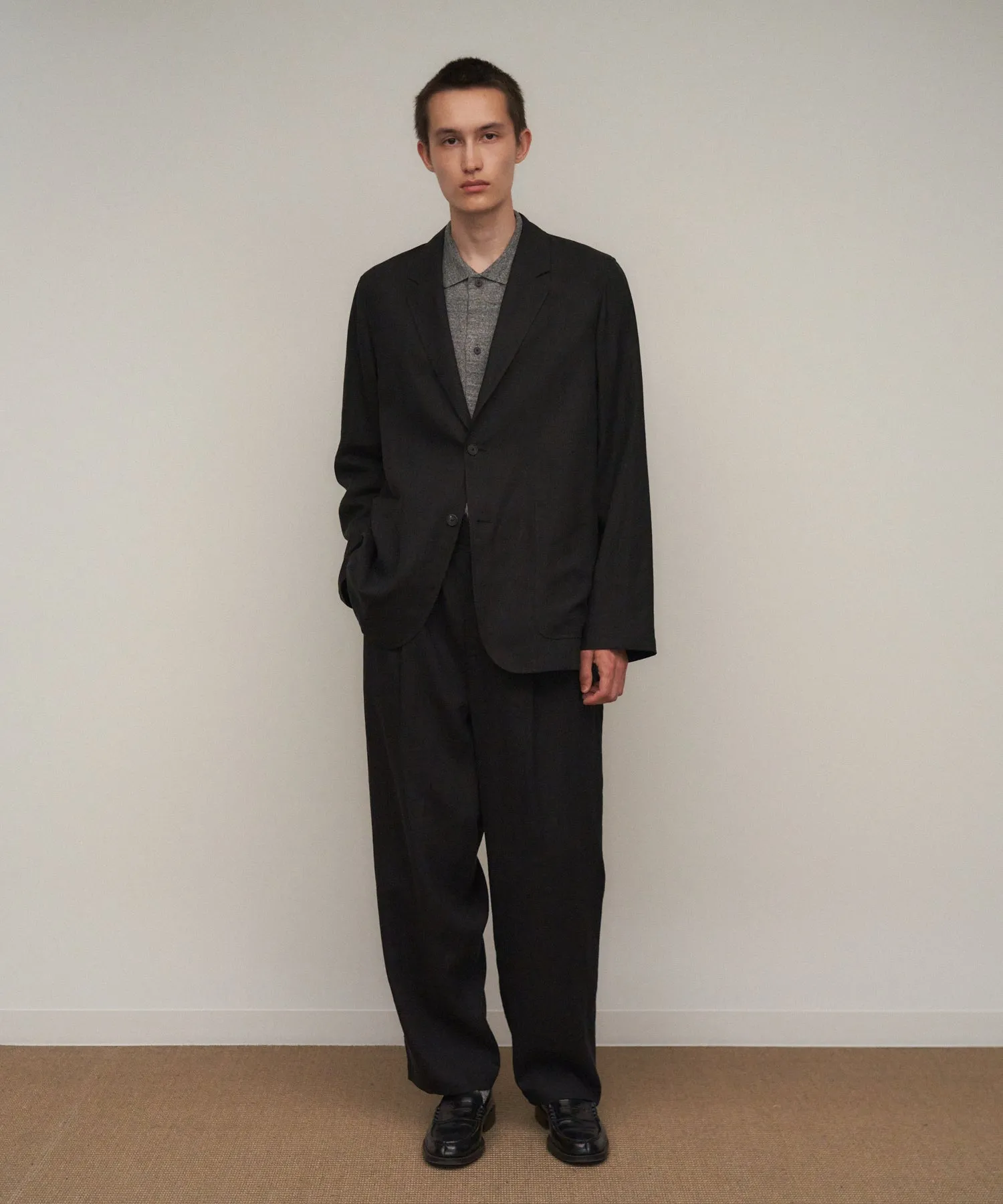 SILK LINEN MIXING | TAILORED JACKET sold by ATON product image thumbnail 4