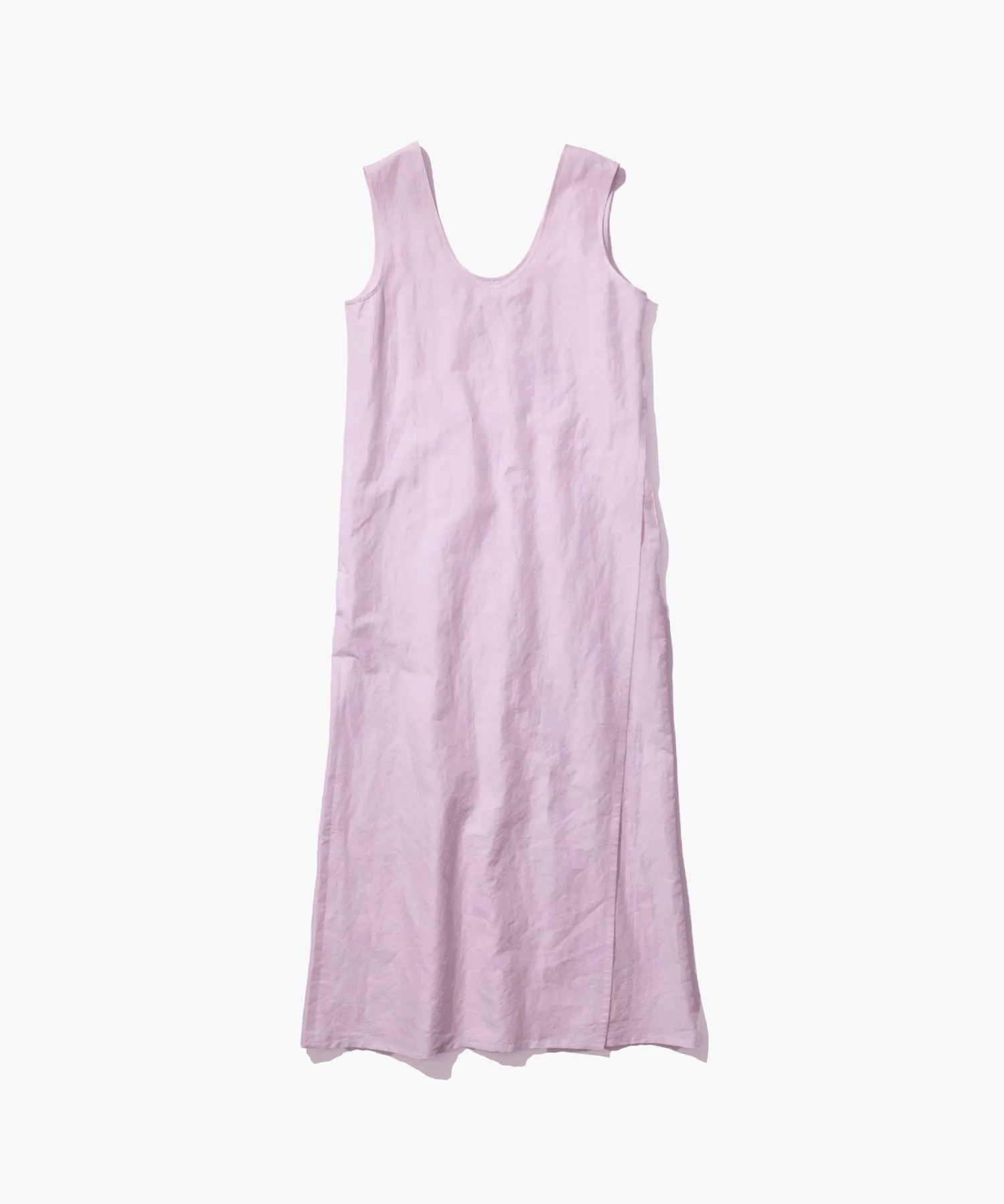 SILK LINEN POPLIN | TANKTOP DRESS sold by ATON product image thumbnail 3