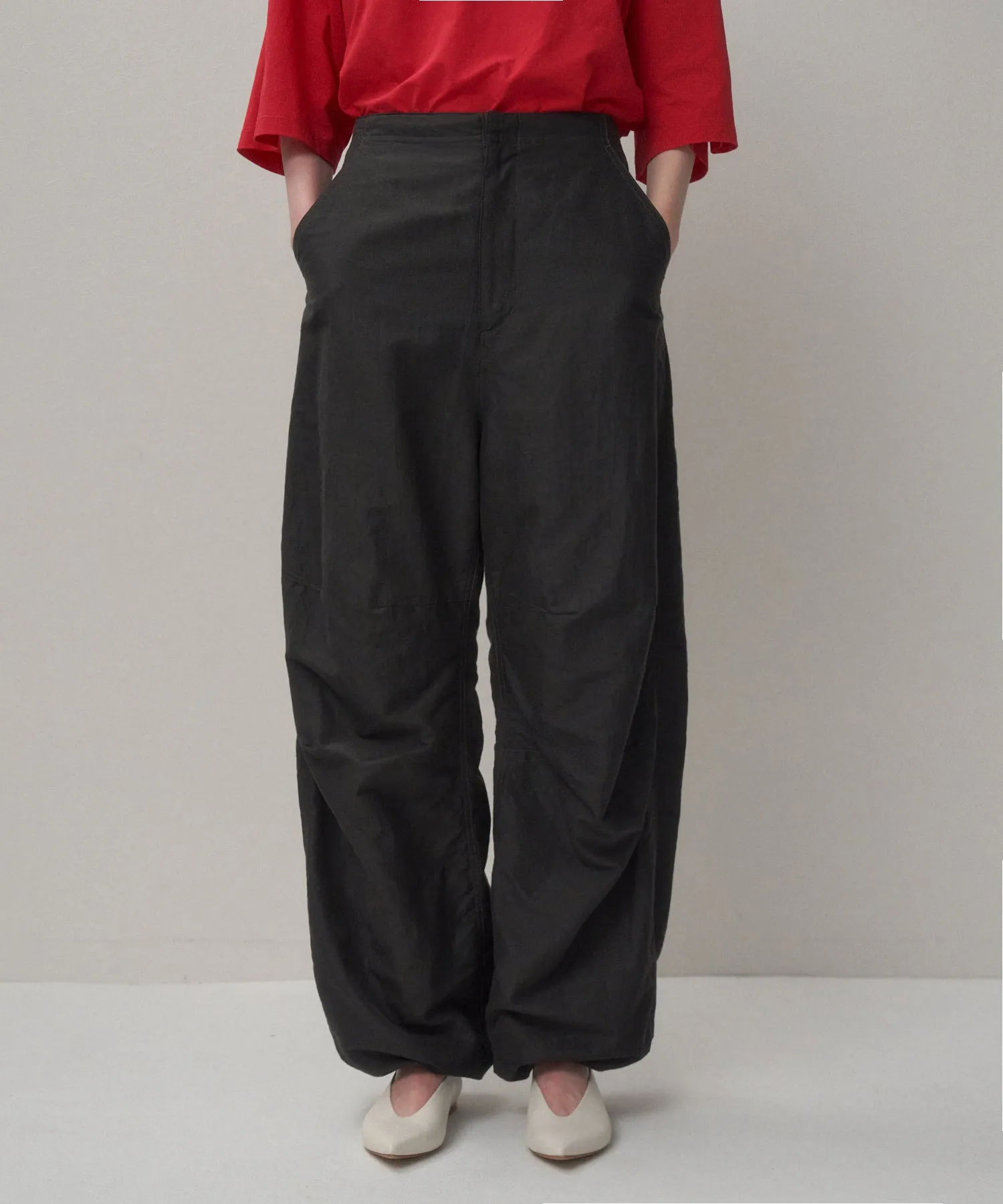 SILK LINEN POPLIN | SNOW PANTS sold by ATON product image thumbnail 5