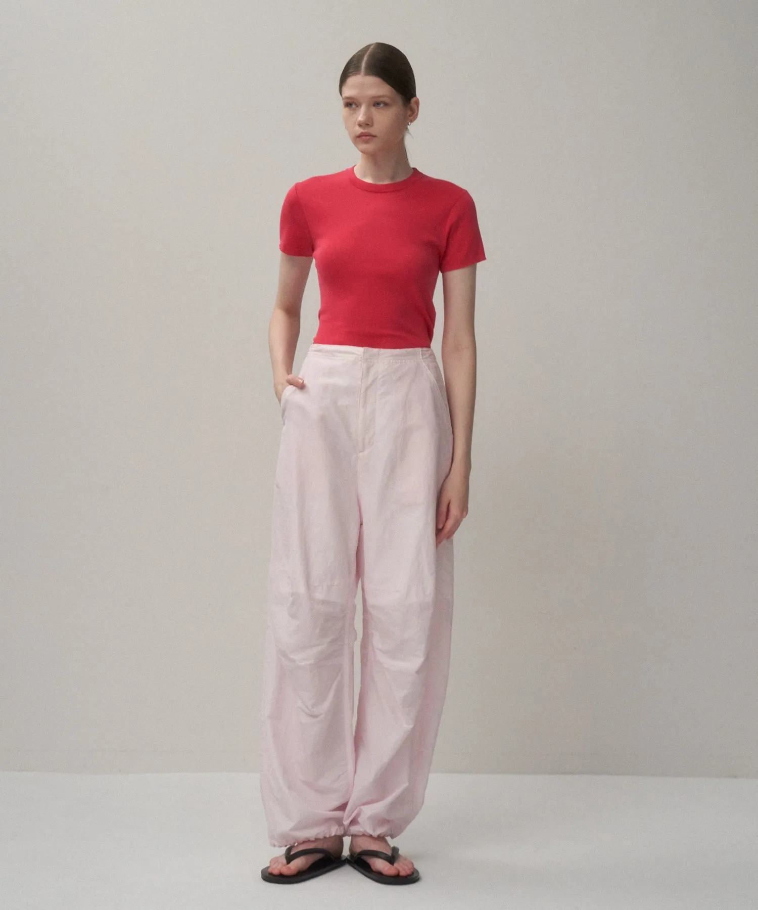 SILK LINEN POPLIN | SNOW PANTS sold by ATON product image thumbnail 3