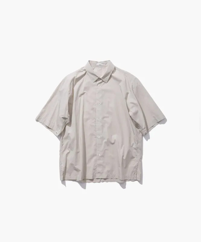 【PERSONAL ORDER】SHRINK COTTON LAWN | OVERSIZED HALF SLEEVE SHIRT made by ATON
