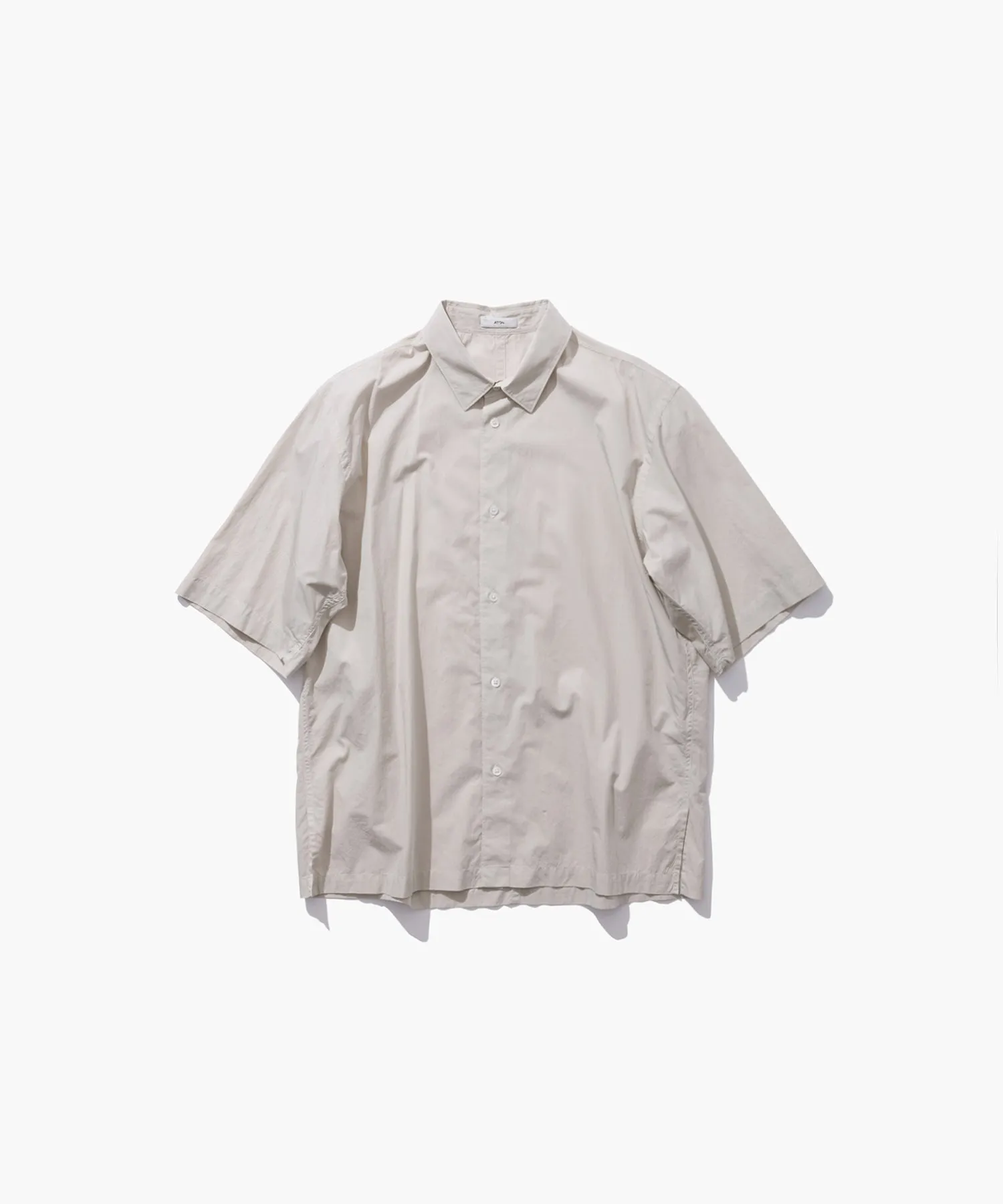 【PERSONAL ORDER】SHRINK COTTON LAWN | OVERSIZED HALF SLEEVE SHIRT sold by ATON