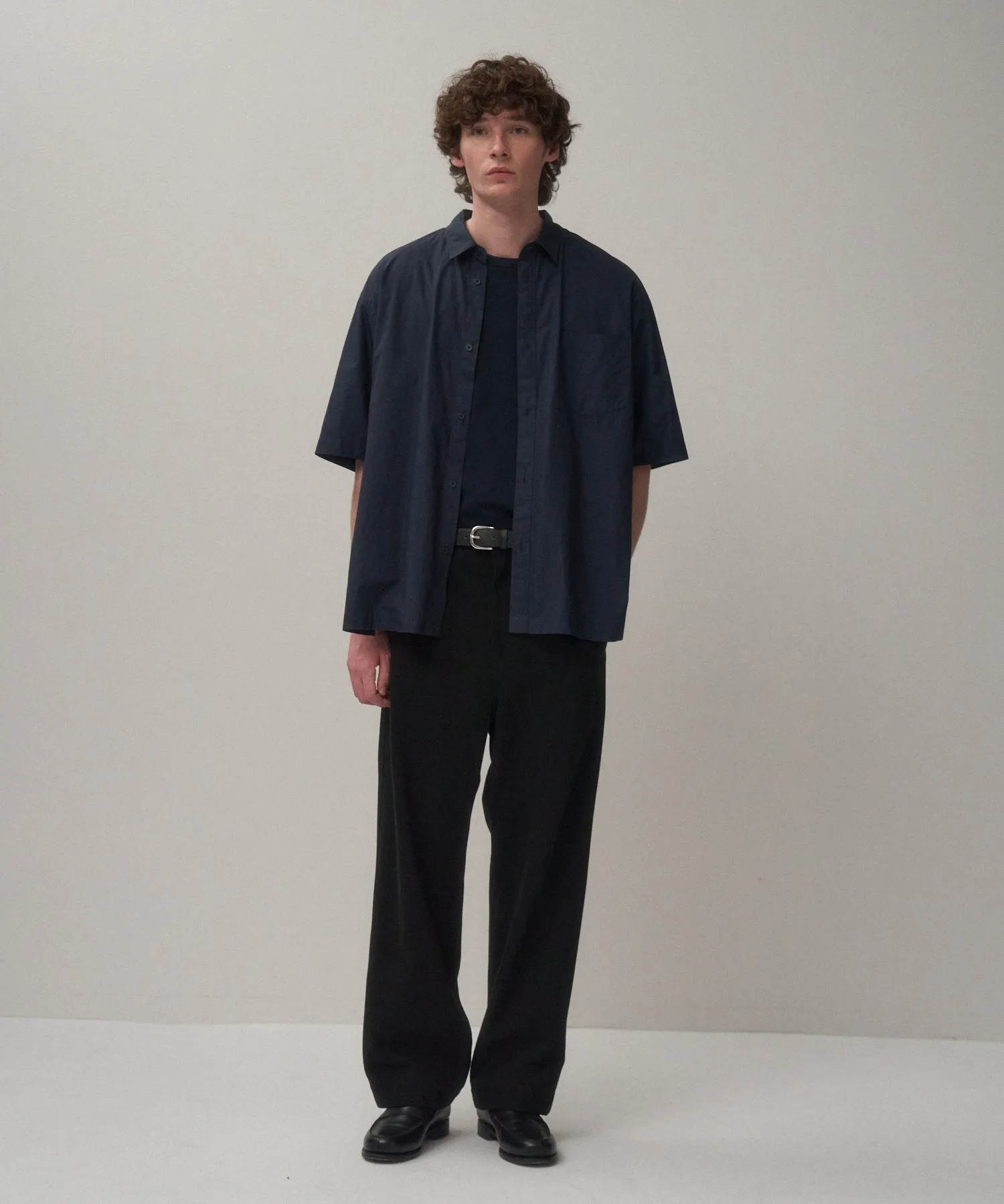 SUVIN BROAD | WASHED HALF SLEEVE SHIRT sold by ATON product image thumbnail 2