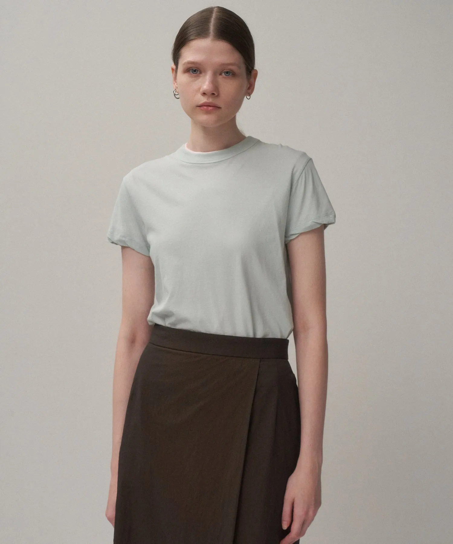 FRESCA SINGLE JERSEY | COMPACT T-SHIRT sold by ATON