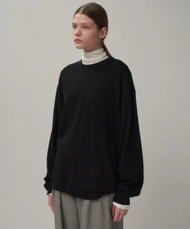 SUVIN DOUBLE JERSEY | CREW NECK PULLOVER made by ATON