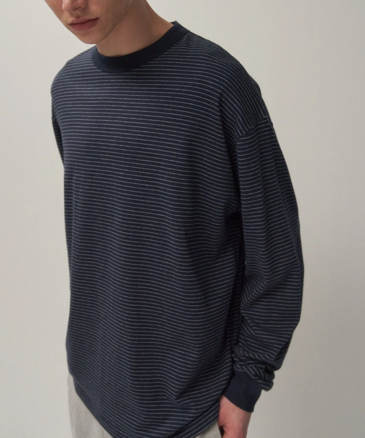 SUVIN DOUBLE JERSEY | CREW NECK PULLOVER sold by ATON product image thumbnail 5