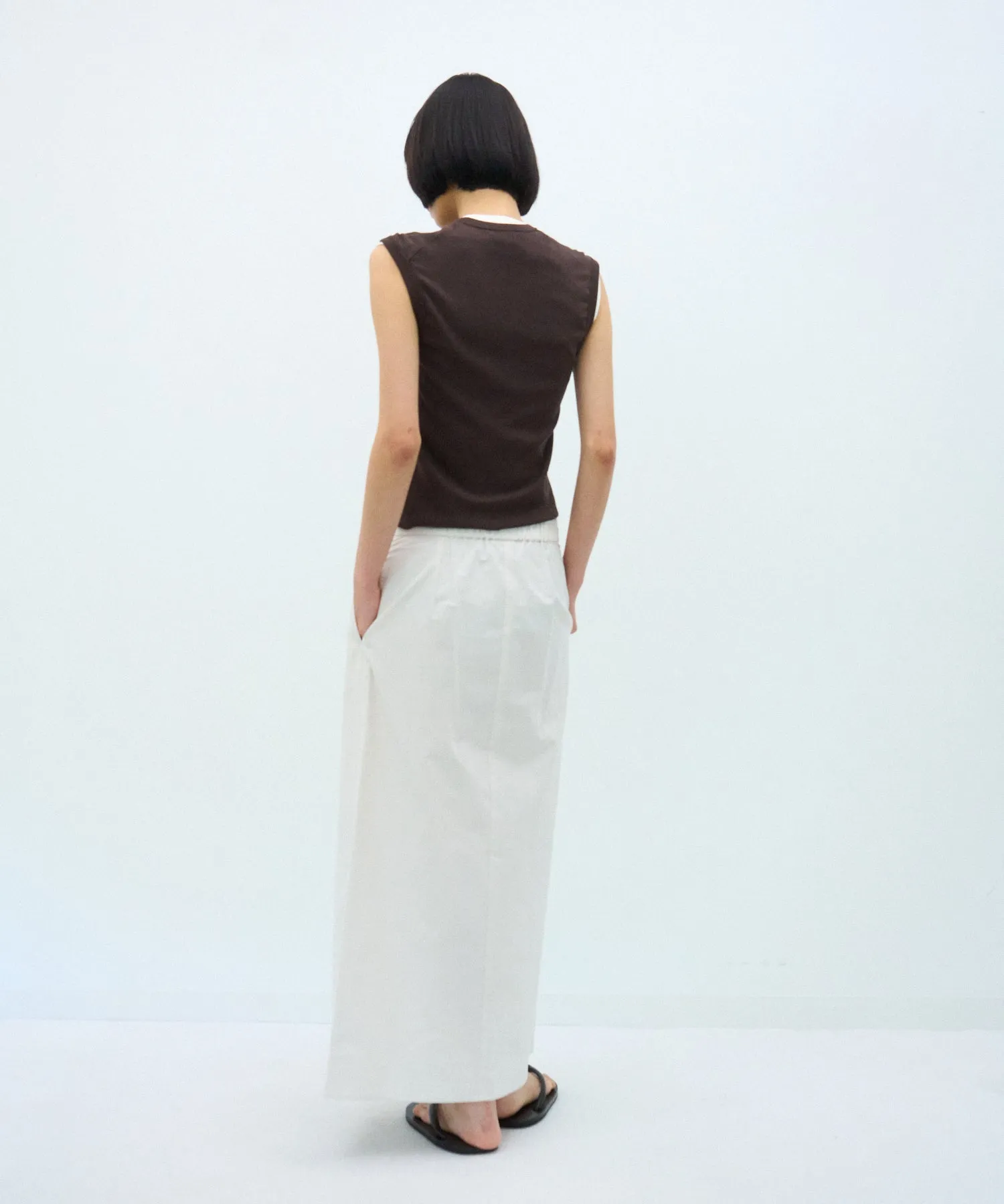 FRESCA CIRCULAR RIB | HENLEY NECK PULLOVER sold by ATON product image thumbnail 4