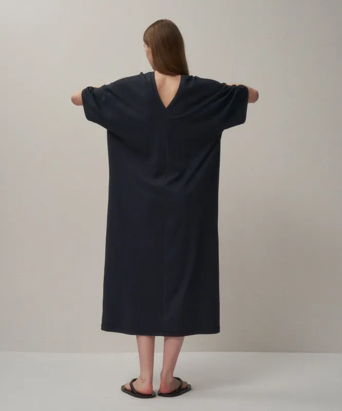 80/ FRESCA SMOOTH | CREWNECK DRESS made by ATON
