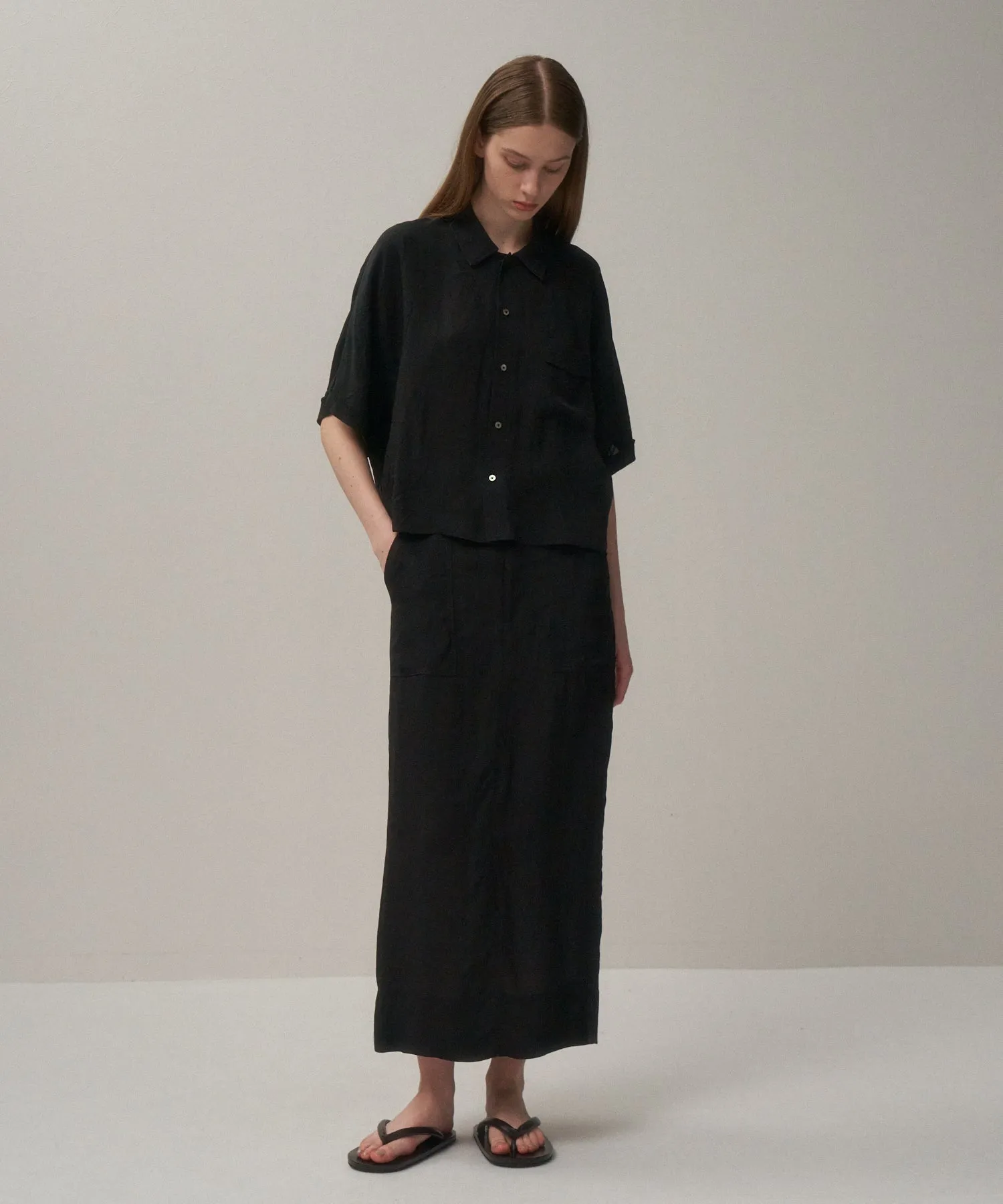 CRISPY DECING | TIGHT SKIRT sold by ATON product image thumbnail 4