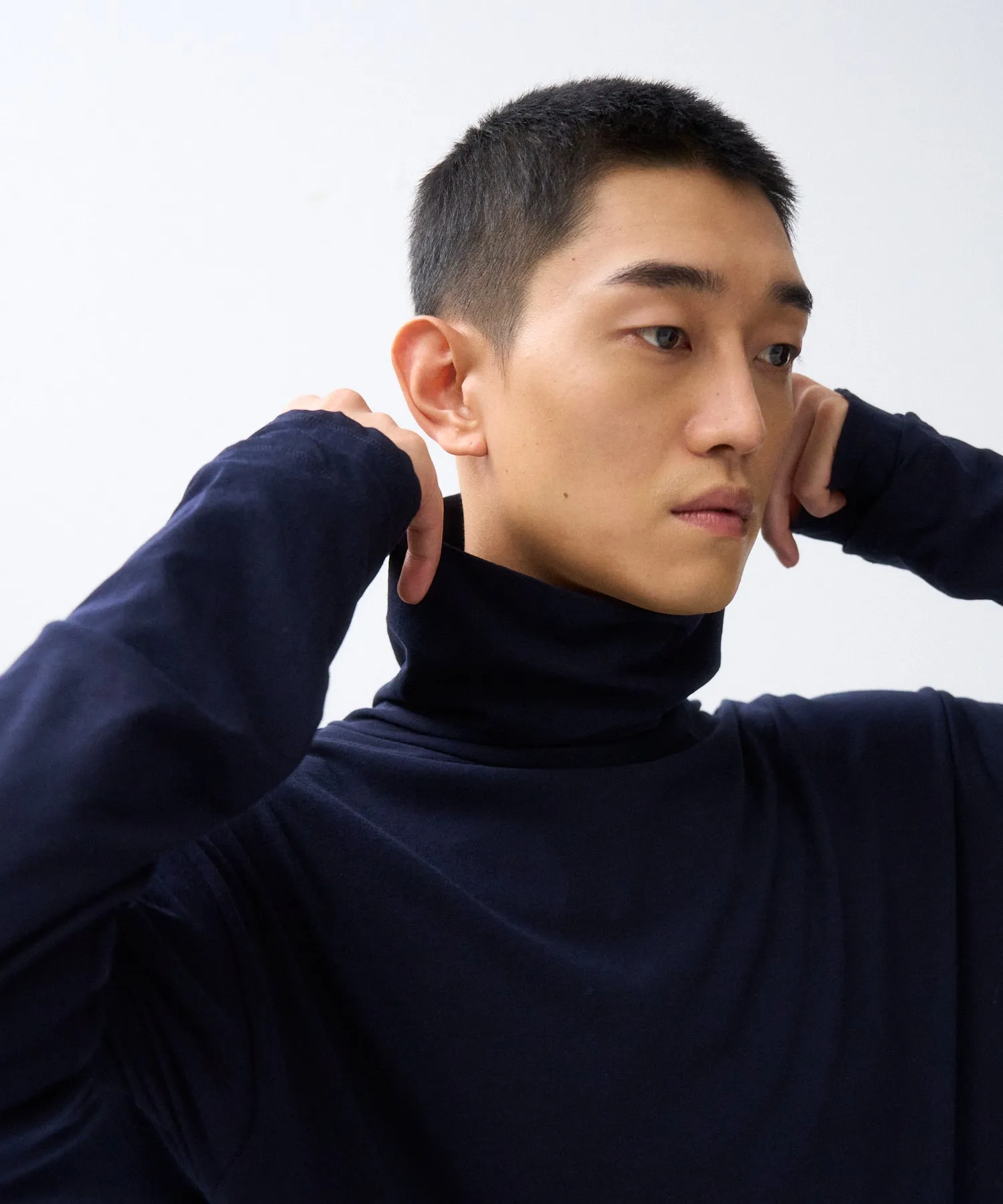 FRESCA | LAYERED TURTLE NECK PULLOVER sold by ATON product image thumbnail 2