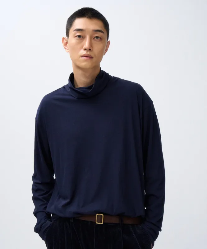 FRESCA | LAYERED TURTLE NECK PULLOVER made by ATON