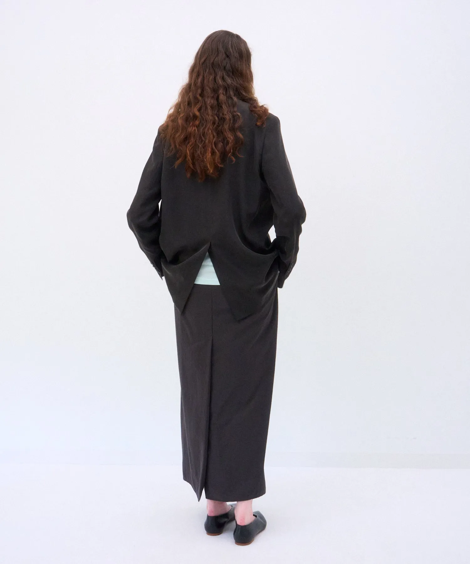 FIBRIL SILK TAFTA | TAOLORED JACKET sold by ATON product image thumbnail 4