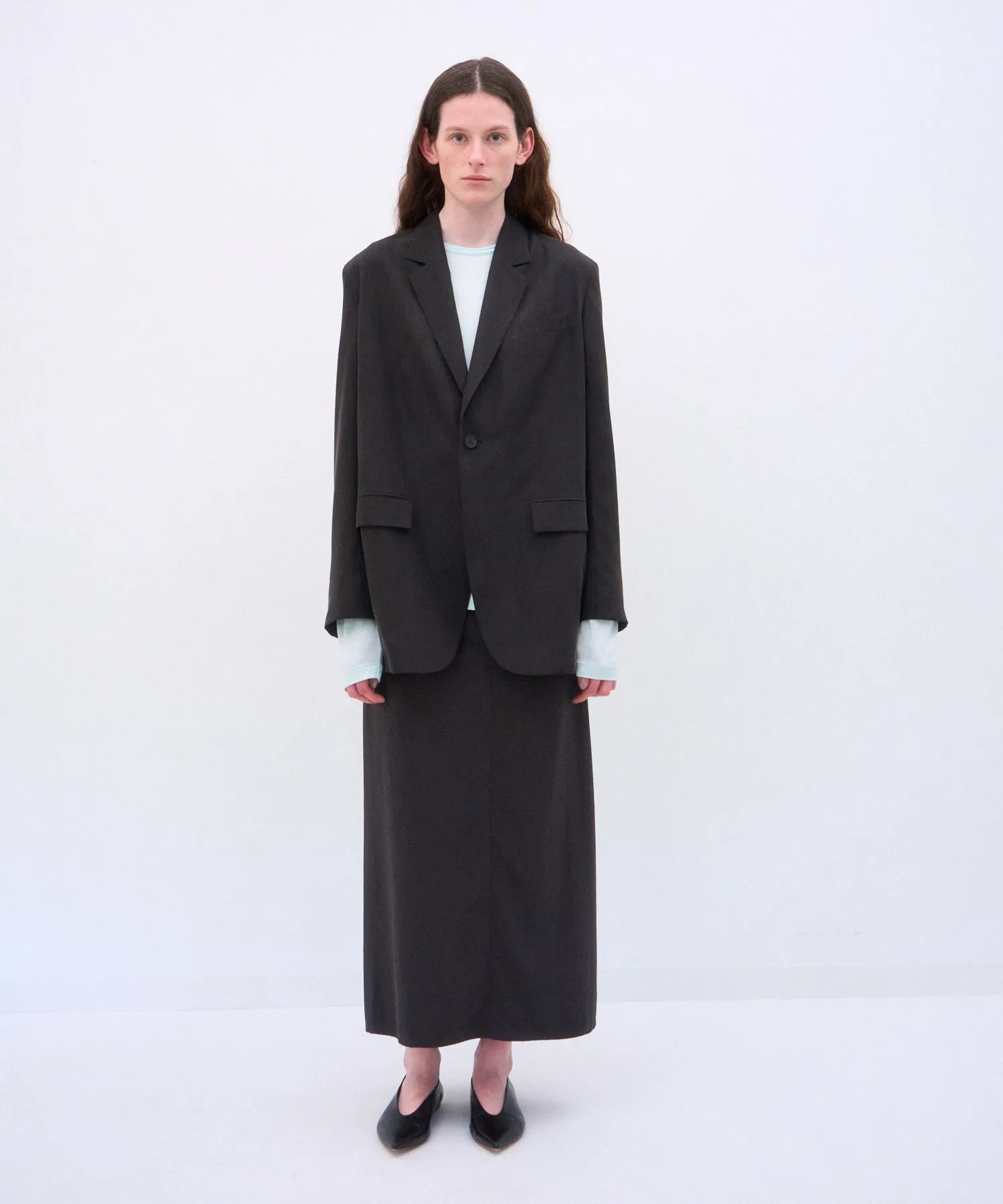 FIBRIL SILK TAFTA | TAOLORED JACKET sold by ATON product image thumbnail 2