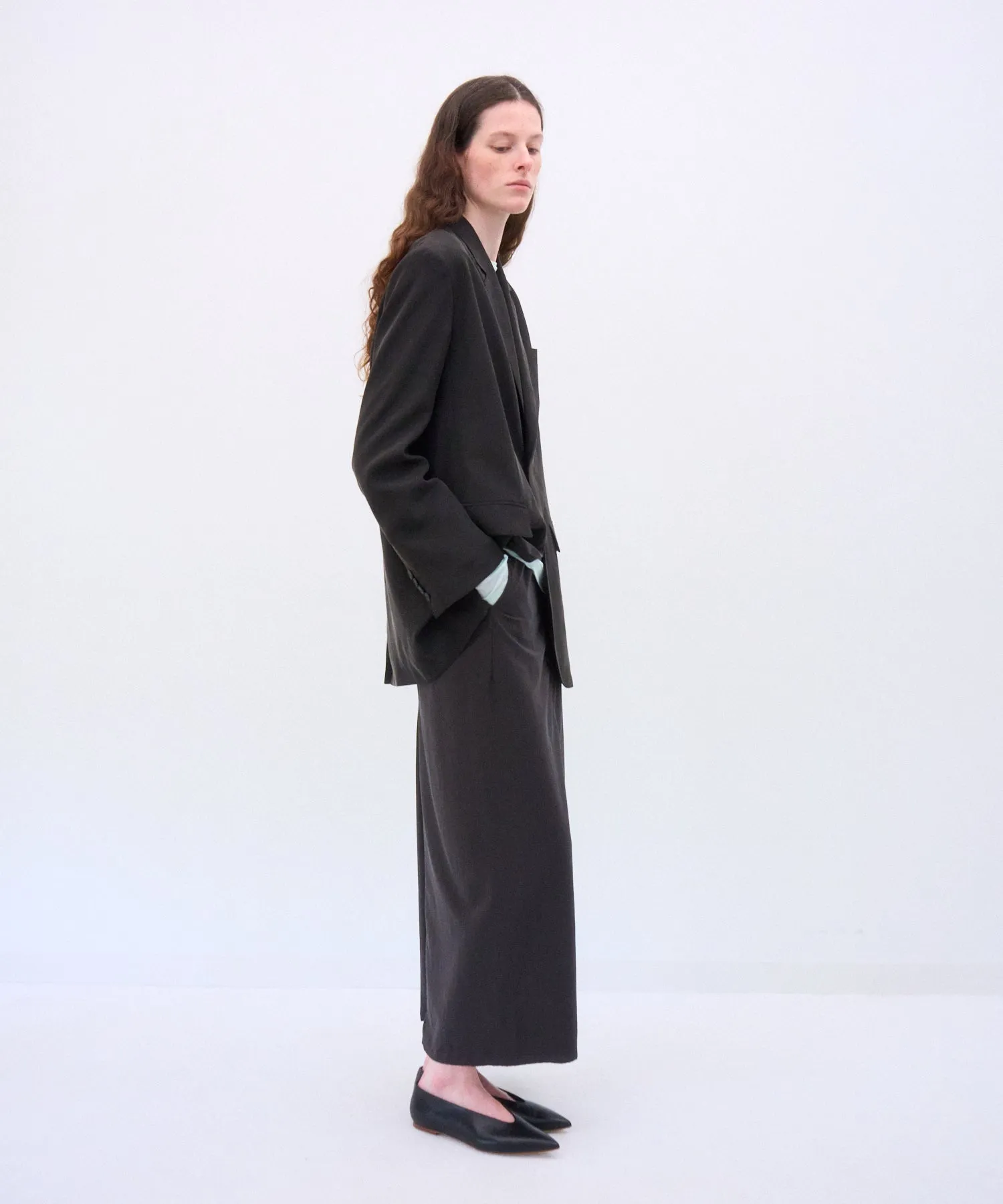 FIBRIL SILK TAFTA | TAOLORED JACKET sold by ATON product image thumbnail 3