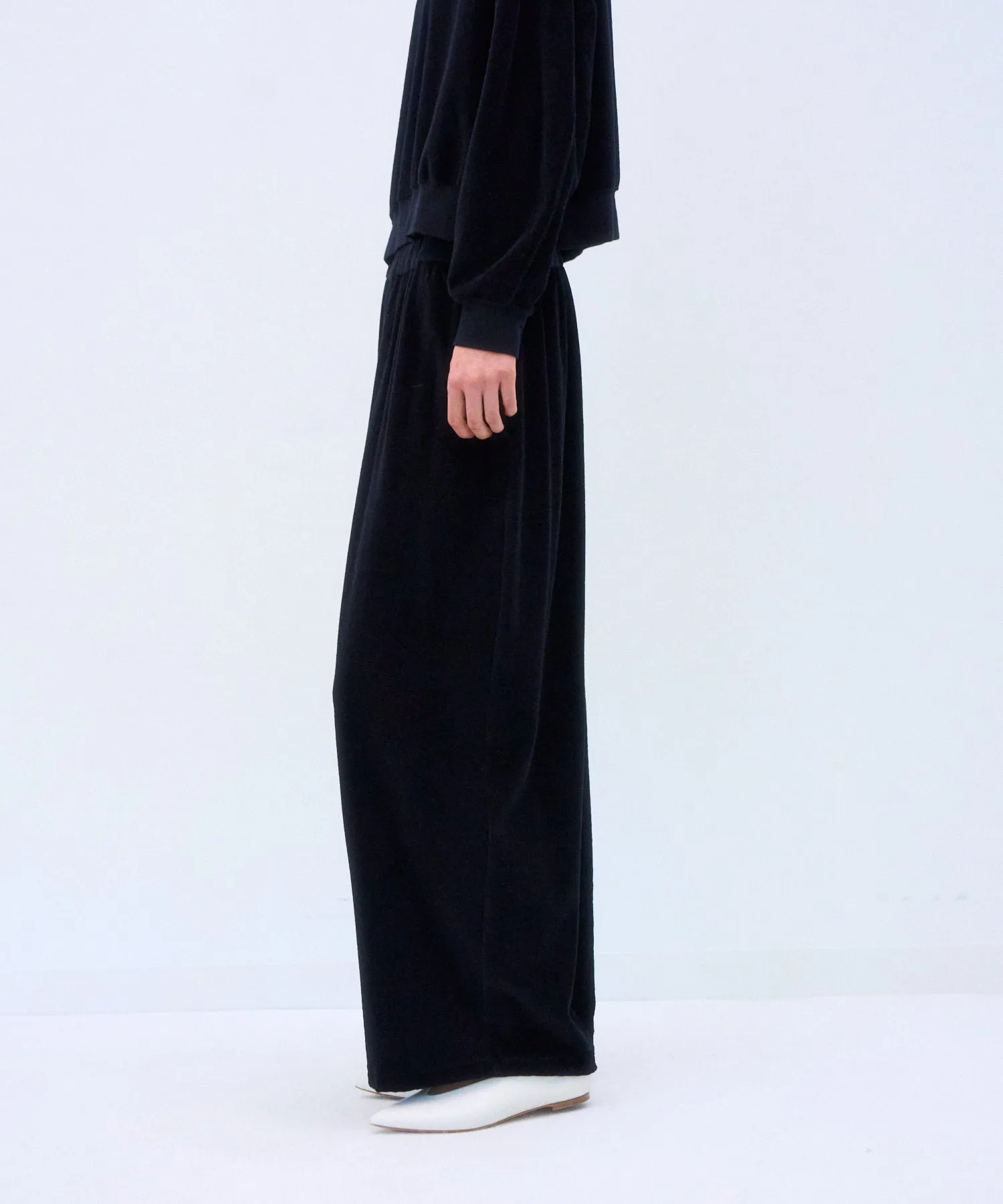 WOOL VELOUR | WIDE EASY PANTS sold by ATON product image thumbnail 2