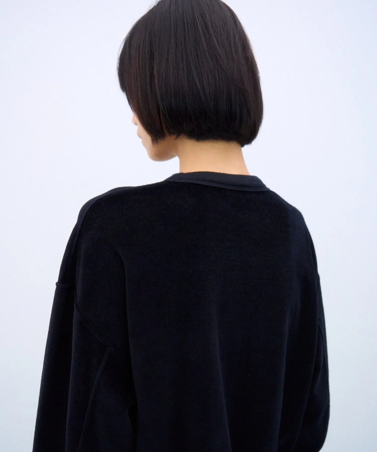 WOOL VELOUR | OVERSIZED SWEAT sold by ATON product image thumbnail 3