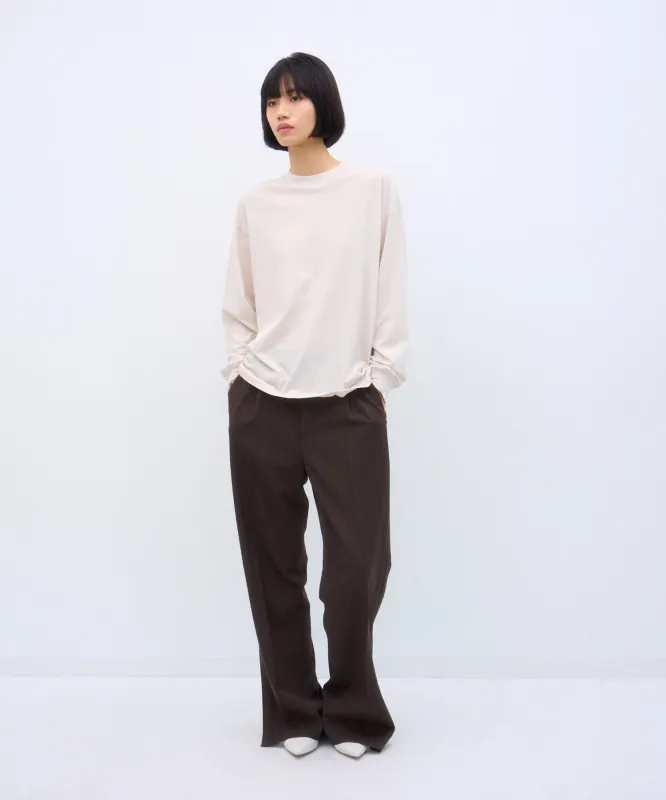 FRESCA NUBUCK | OVERSIZED PULLOVER made by ATON