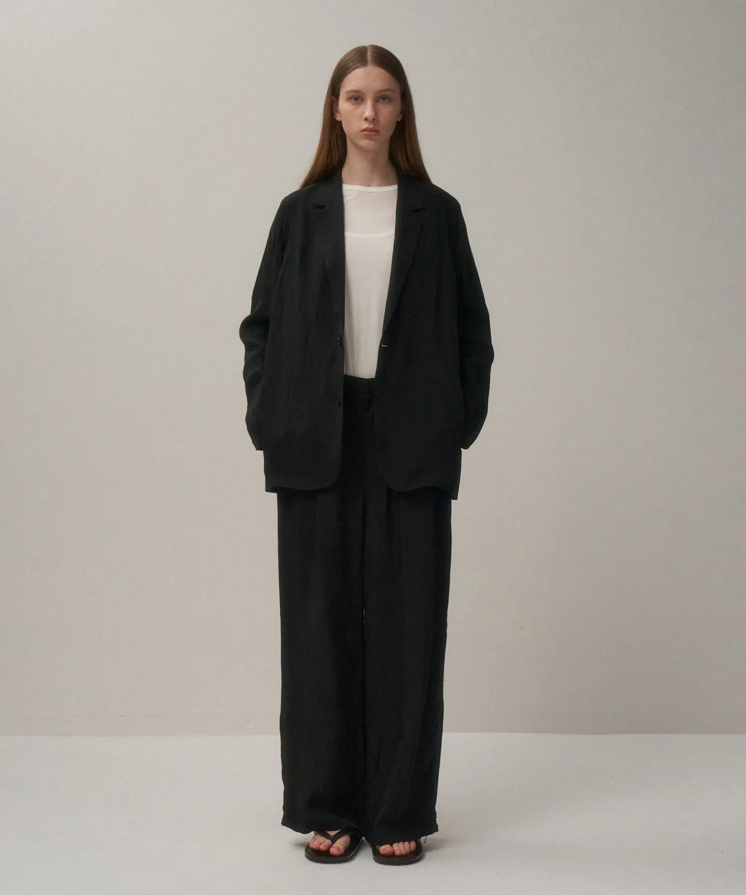 CRISPY DECIN | WIDE PANTS sold by ATON product image thumbnail 3