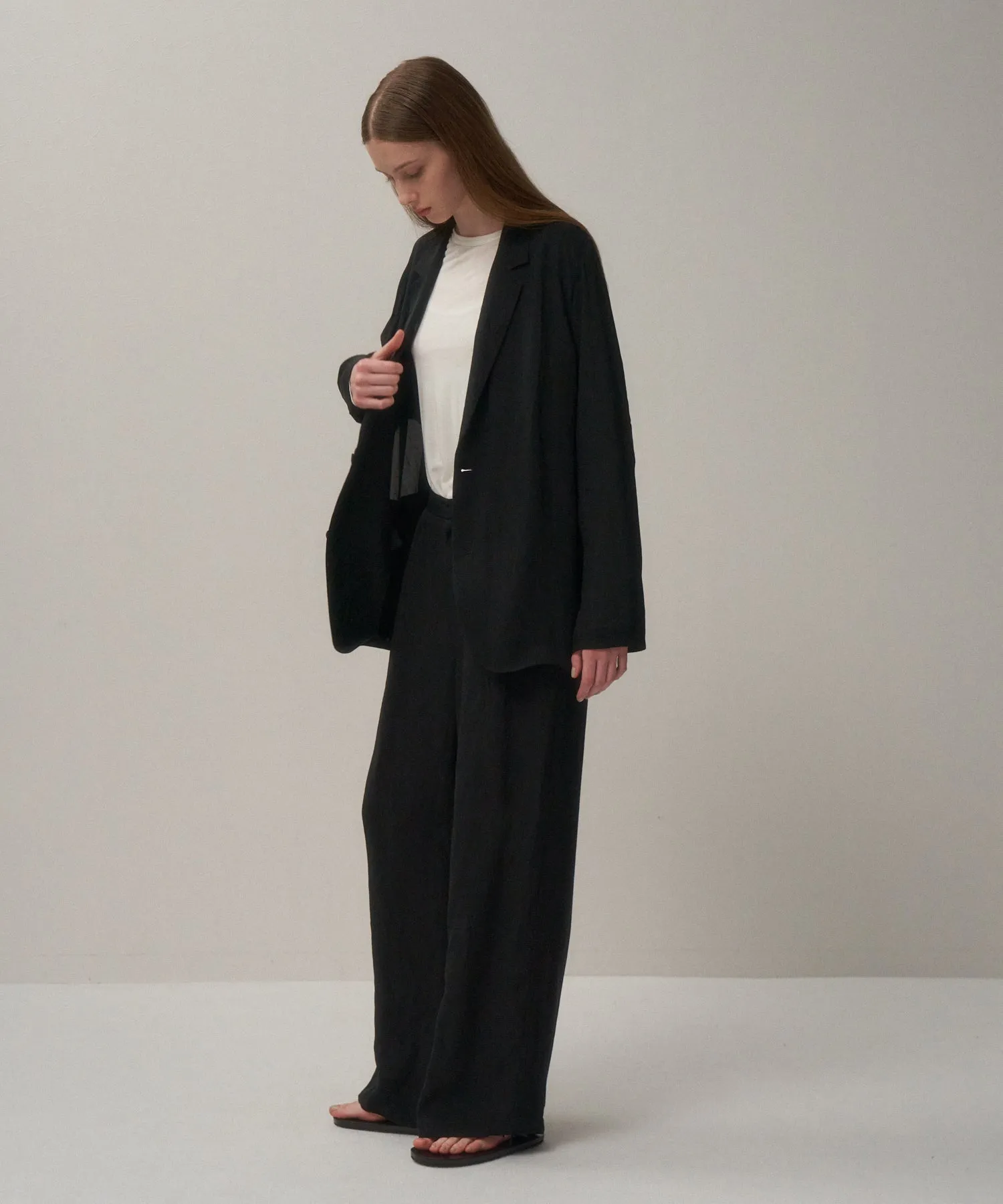 CRISPY DECIN | WIDE PANTS sold by ATON product image thumbnail 4