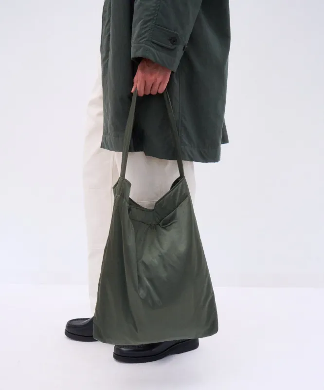 FIBRIL NYLON SATIN | MEDIUM N BAG made by ATON