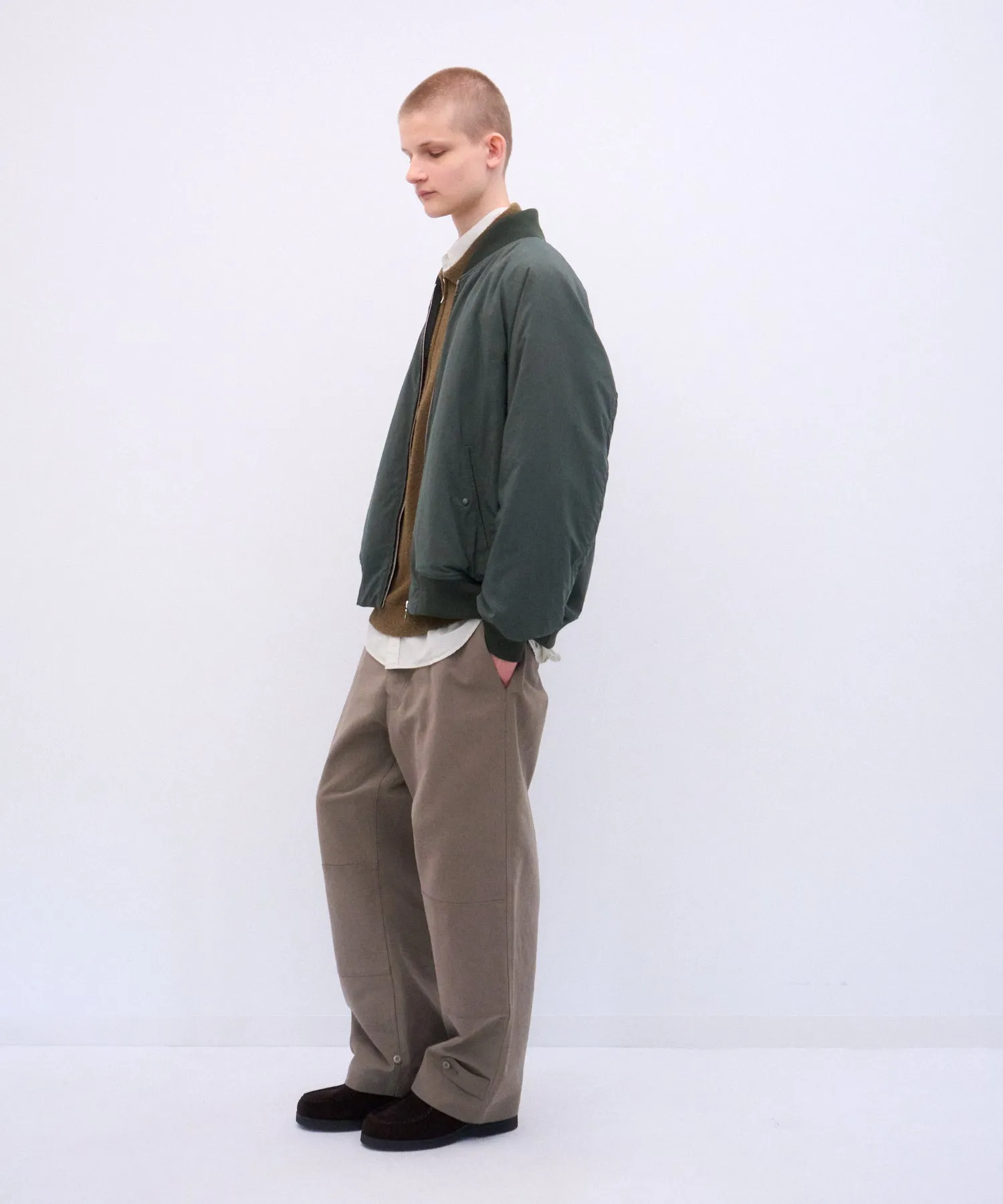 FIBRIL NYLON SATIN | FLIGHT JACKET sold by ATON product image thumbnail 4