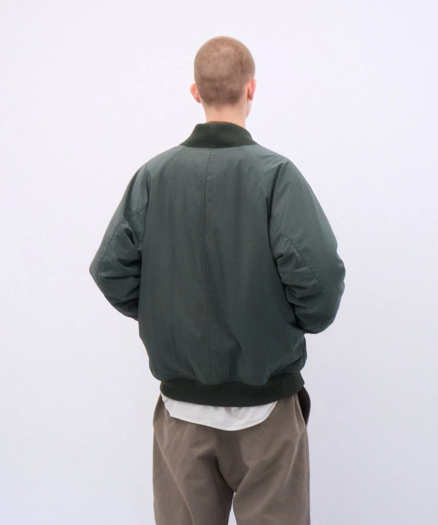 FIBRIL NYLON SATIN | FLIGHT JACKET sold by ATON product image thumbnail 5