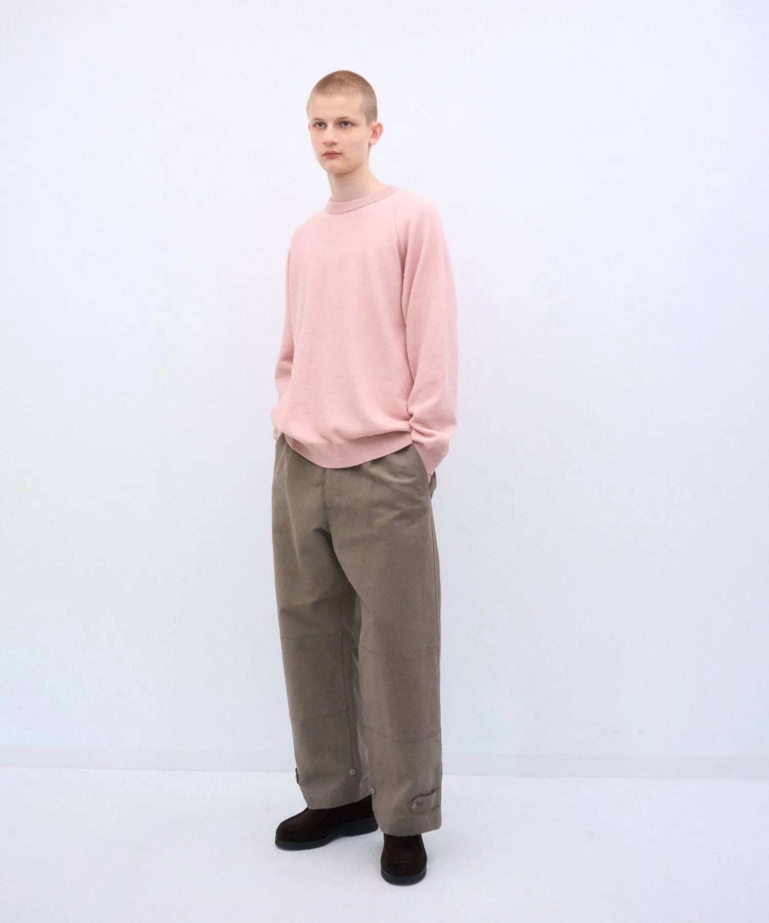 COTTON DOUBLE CLOTH | WIDE PANTS sold by ATON product image thumbnail 3