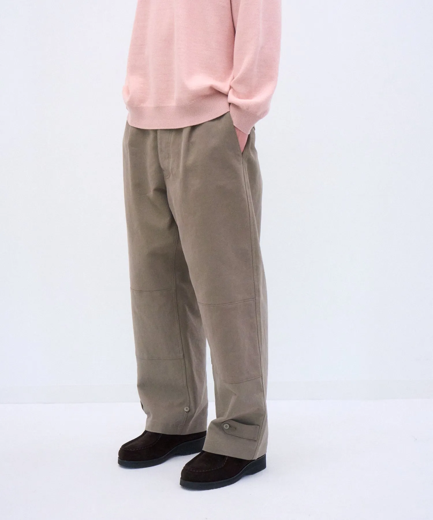 COTTON DOUBLE CLOTH | WIDE PANTS sold by ATON product image thumbnail 2