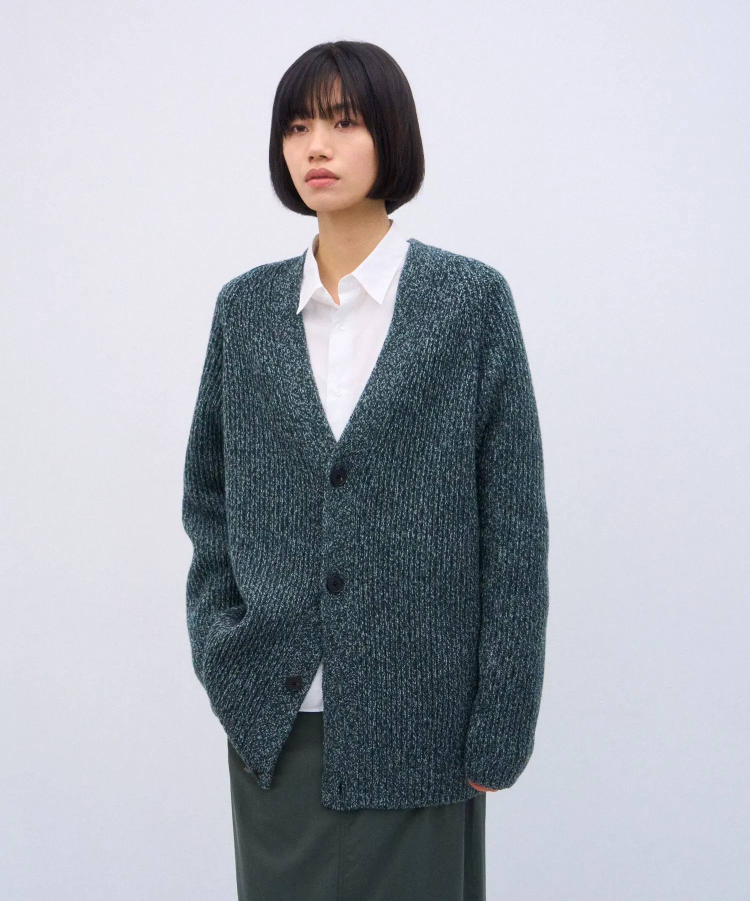 SUPER FINE MERINO | V-NECK CARDIGAN sold by ATON