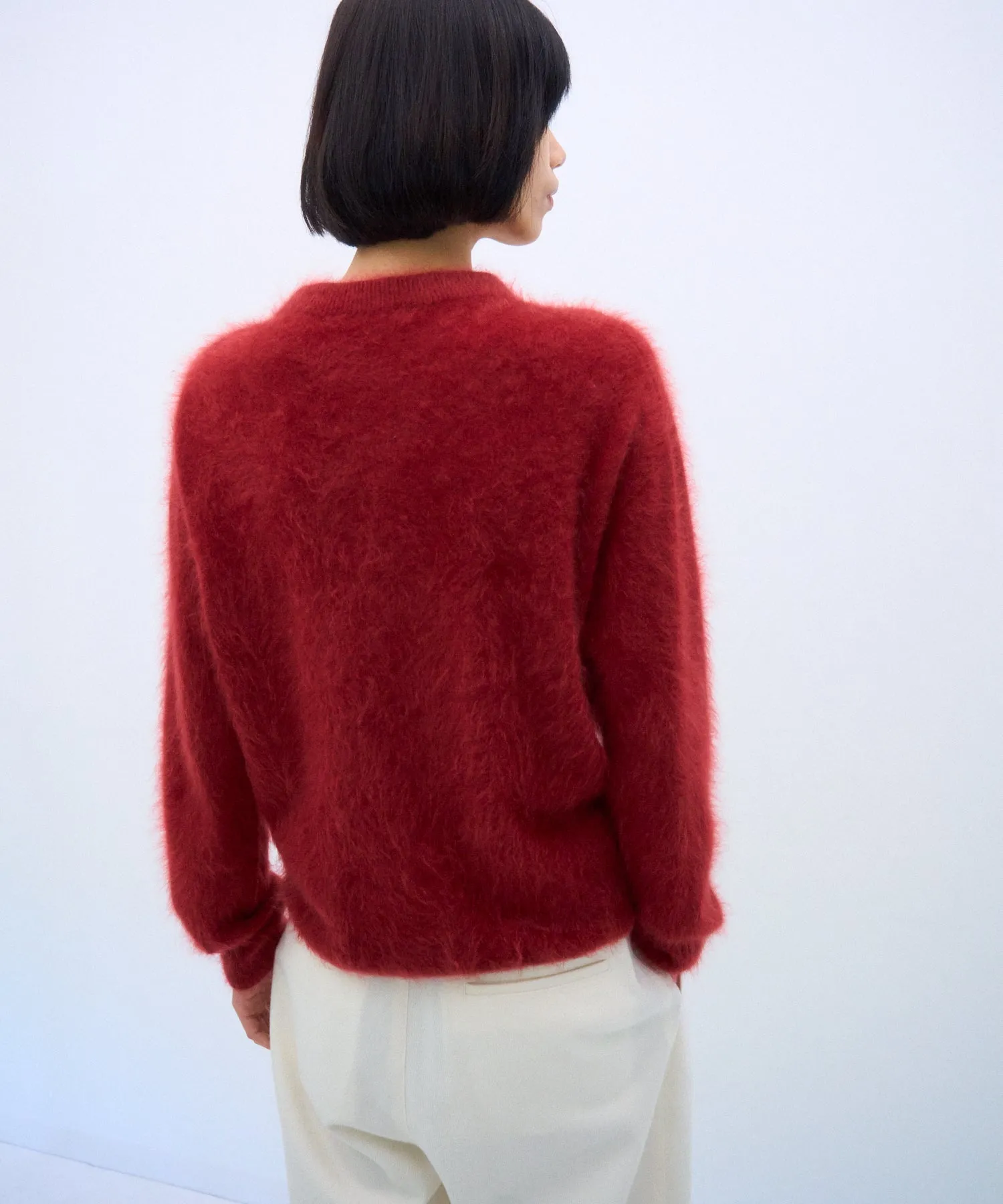 ROYAL CASHMERE FUR | CREW NECK CARDIGAN sold by ATON product image thumbnail 5