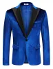 Velvet Tuxedo One Button Blazer (US Only) sold by Coofandy