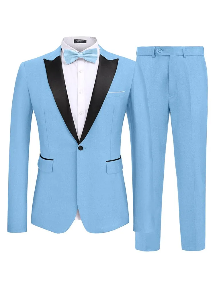 Modern Slim Fit 2 Piece Suit (US Only) sold by Coofandy product image thumbnail 4
